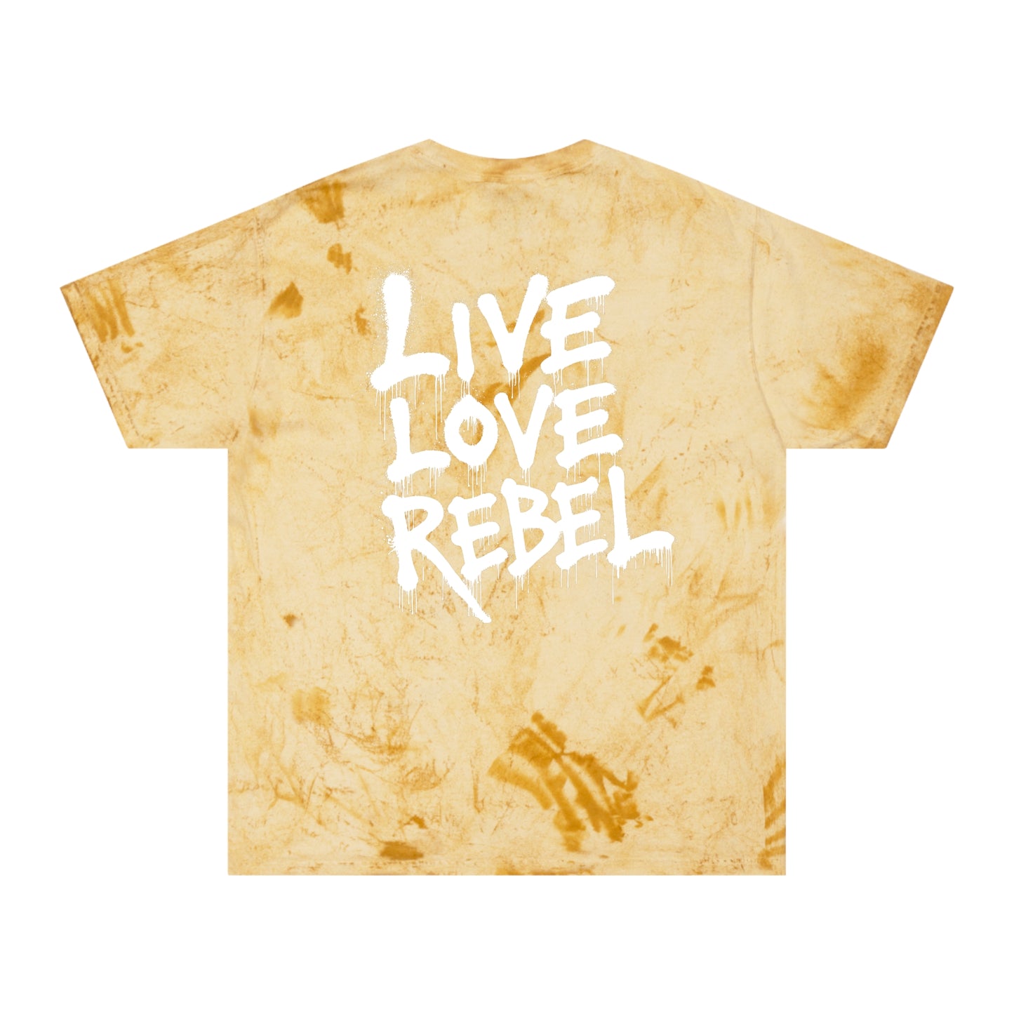 Live Love Rebel™ Unisex Color Blast T-Shirt - Vibrant Casual Wear for Trendsetters