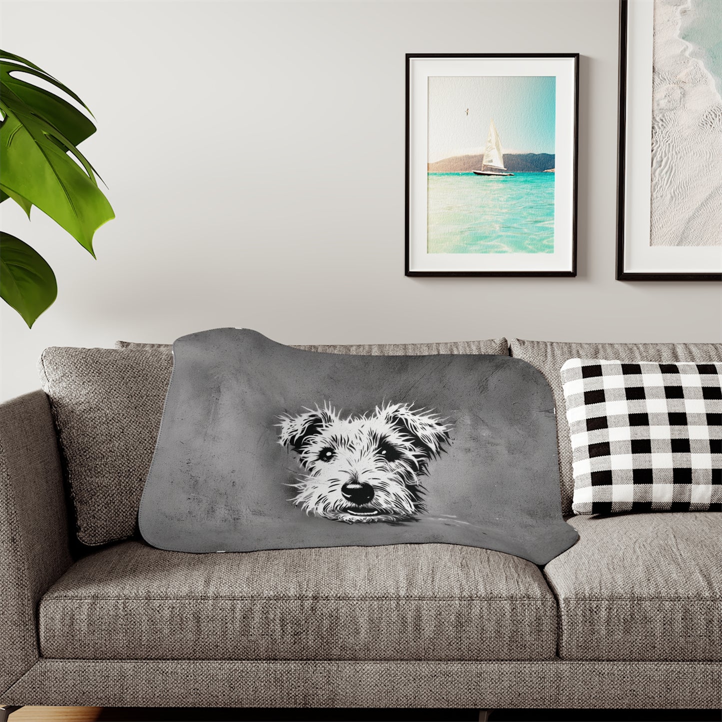 Personalized Cozy Sherpa Blanket - Live Love Rescue™ Charity Blanket