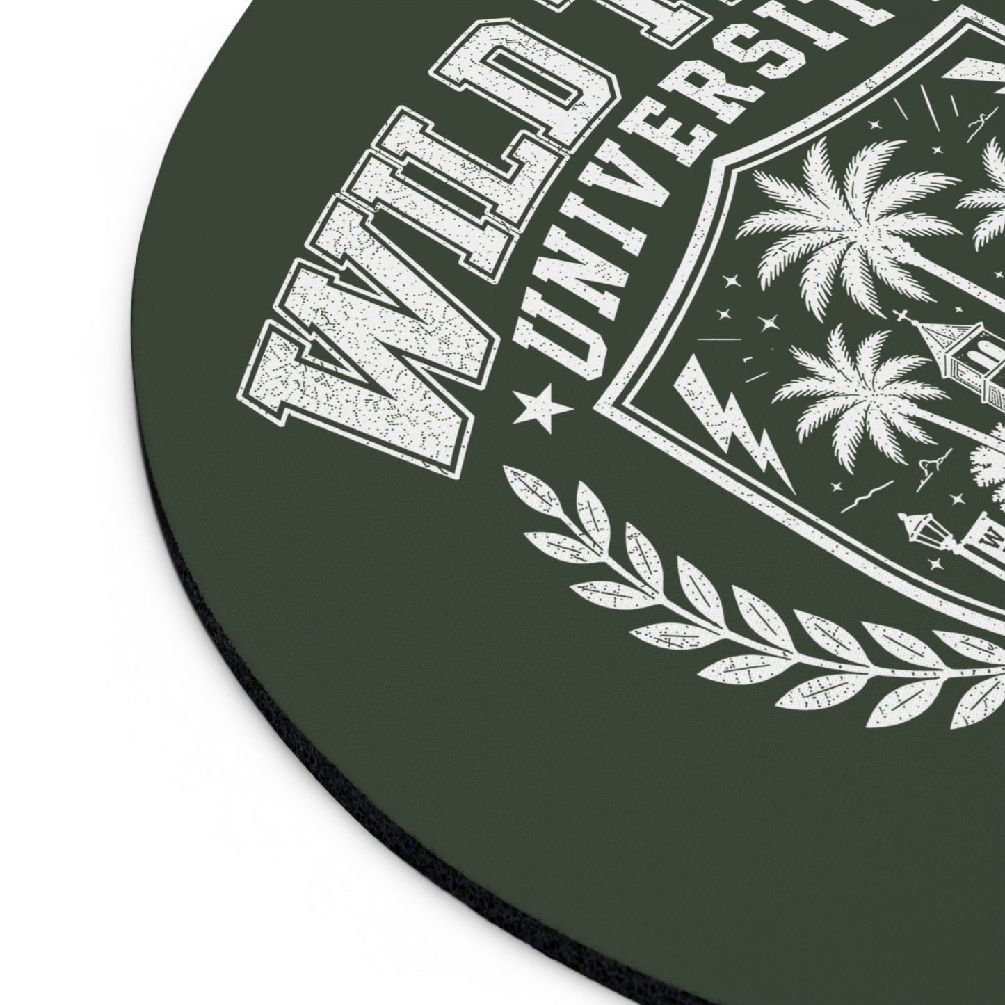 Wild Time™ University - Hunter Green Mouse Pad - Stylish & Durable