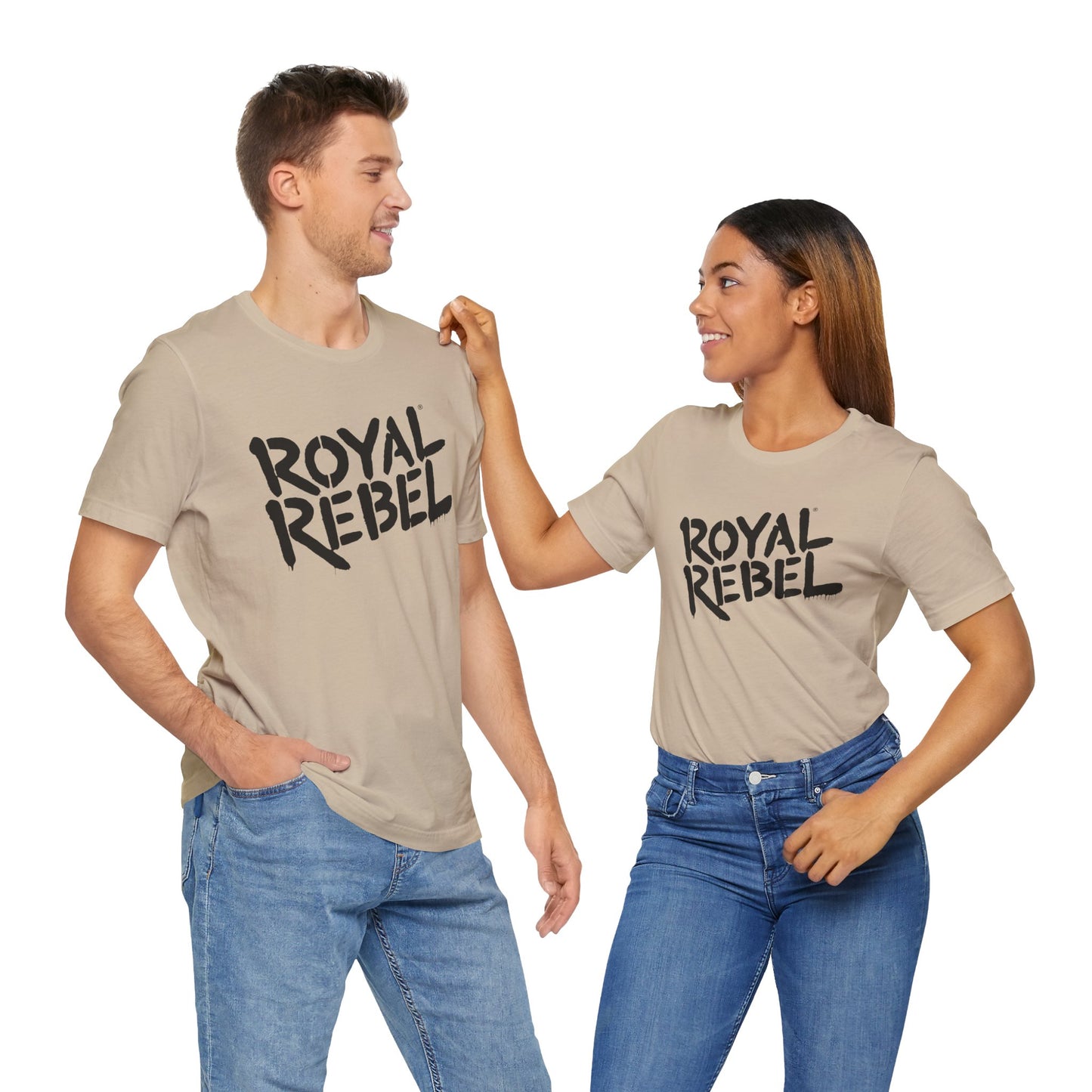 Royal Rebel Unisex Jersey Tee - Bold Street Art Inspired Design