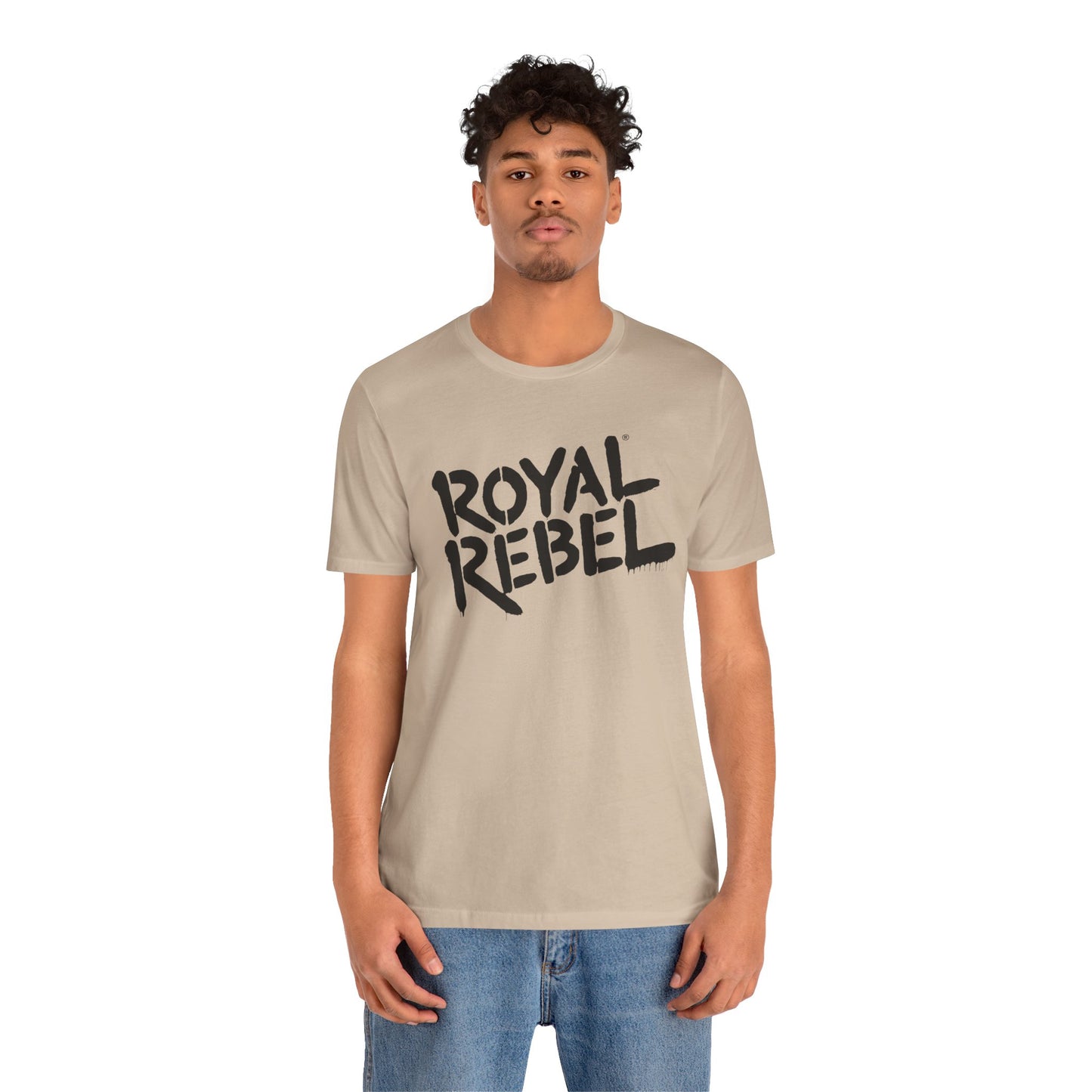 Royal Rebel Unisex Jersey Tee - Bold Street Art Inspired Design