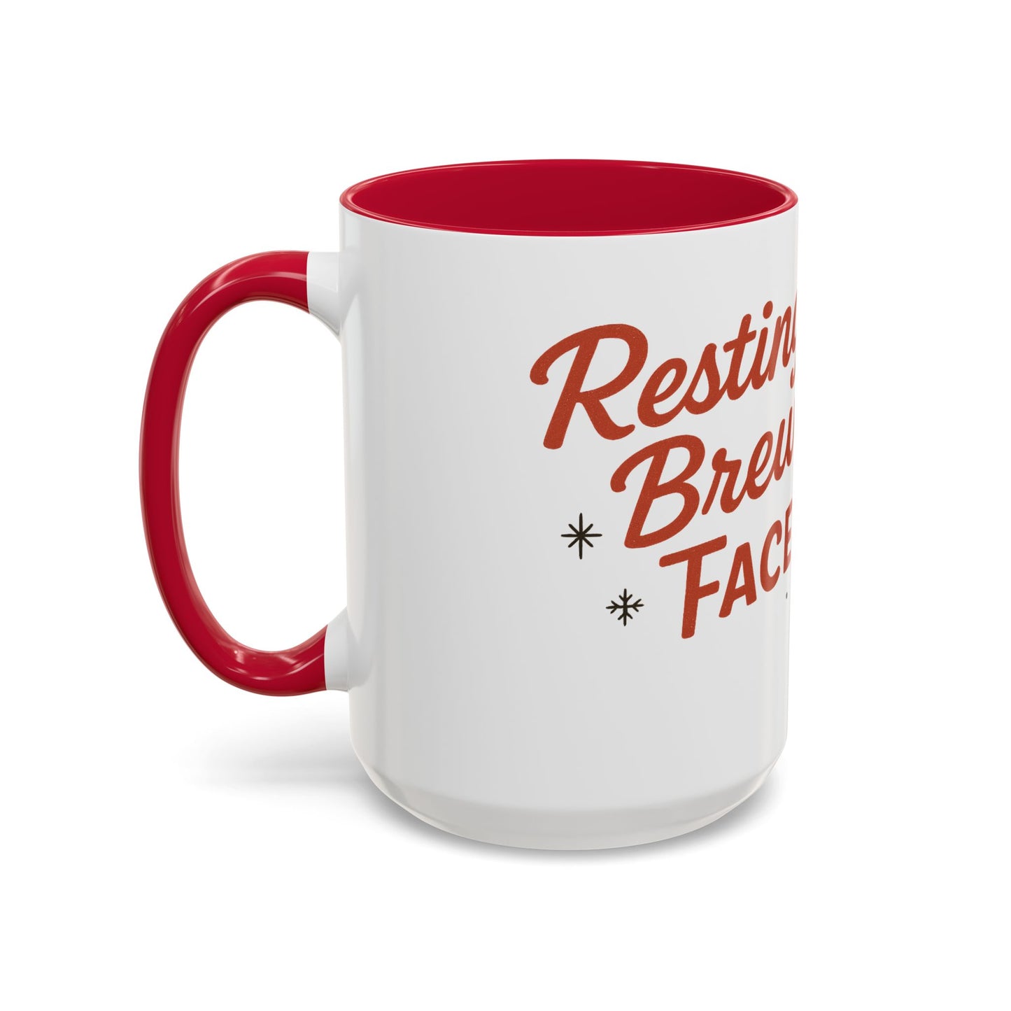 Festive Holiday Mug - "Resting Brew Face"