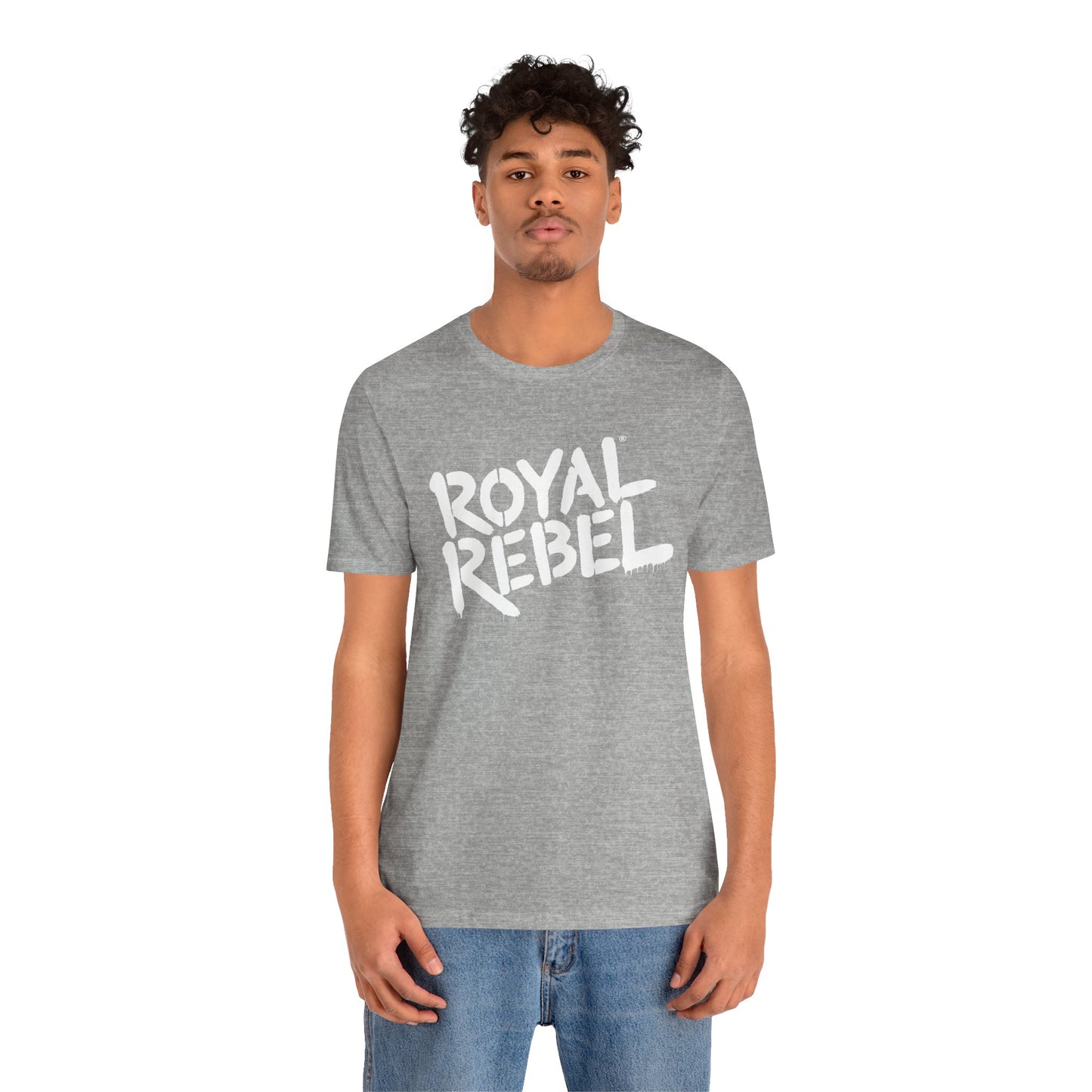 Royal Rebel Unisex Jersey Tee - Bold Street Art Inspired Design
