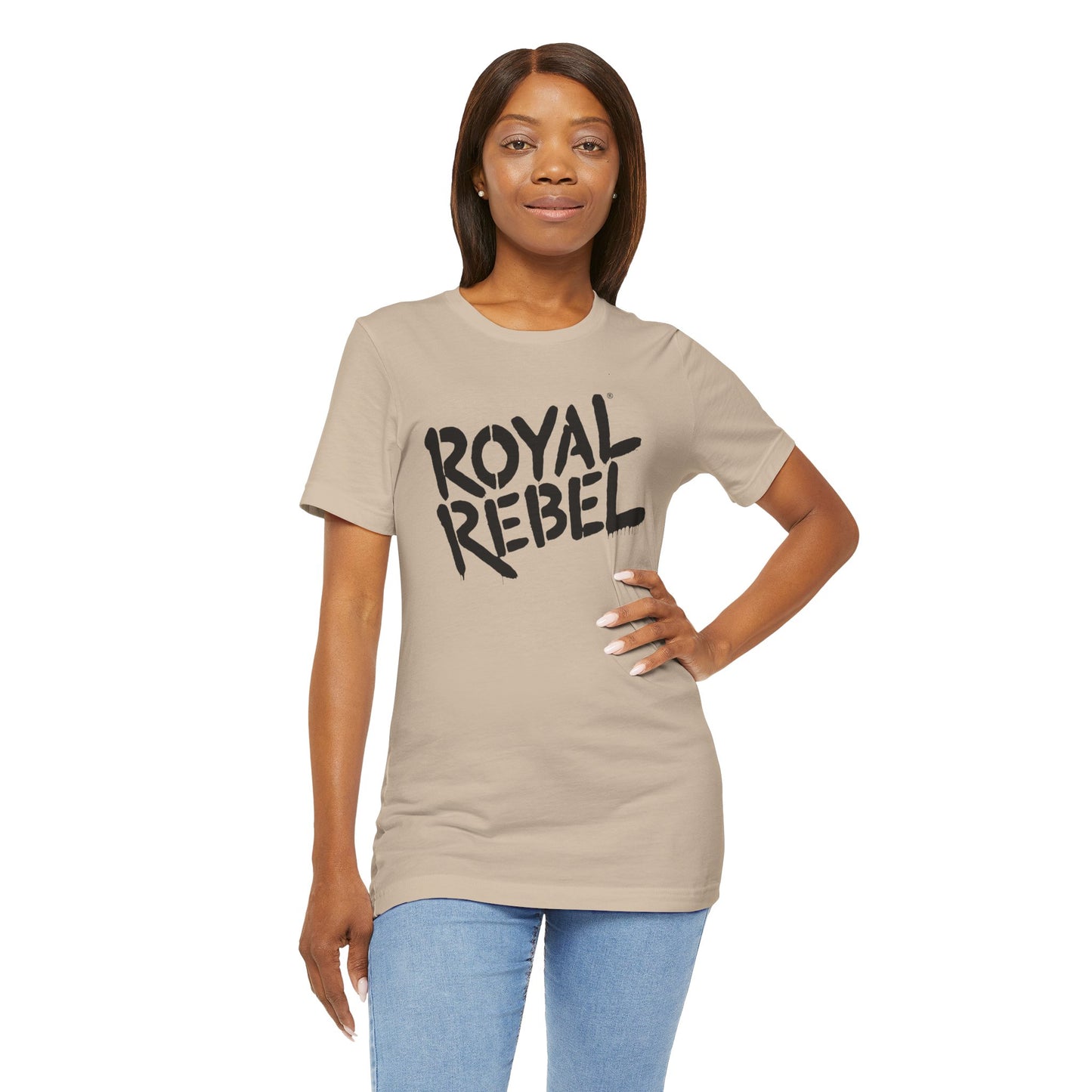 Royal Rebel Unisex Jersey Tee - Bold Street Art Inspired Design