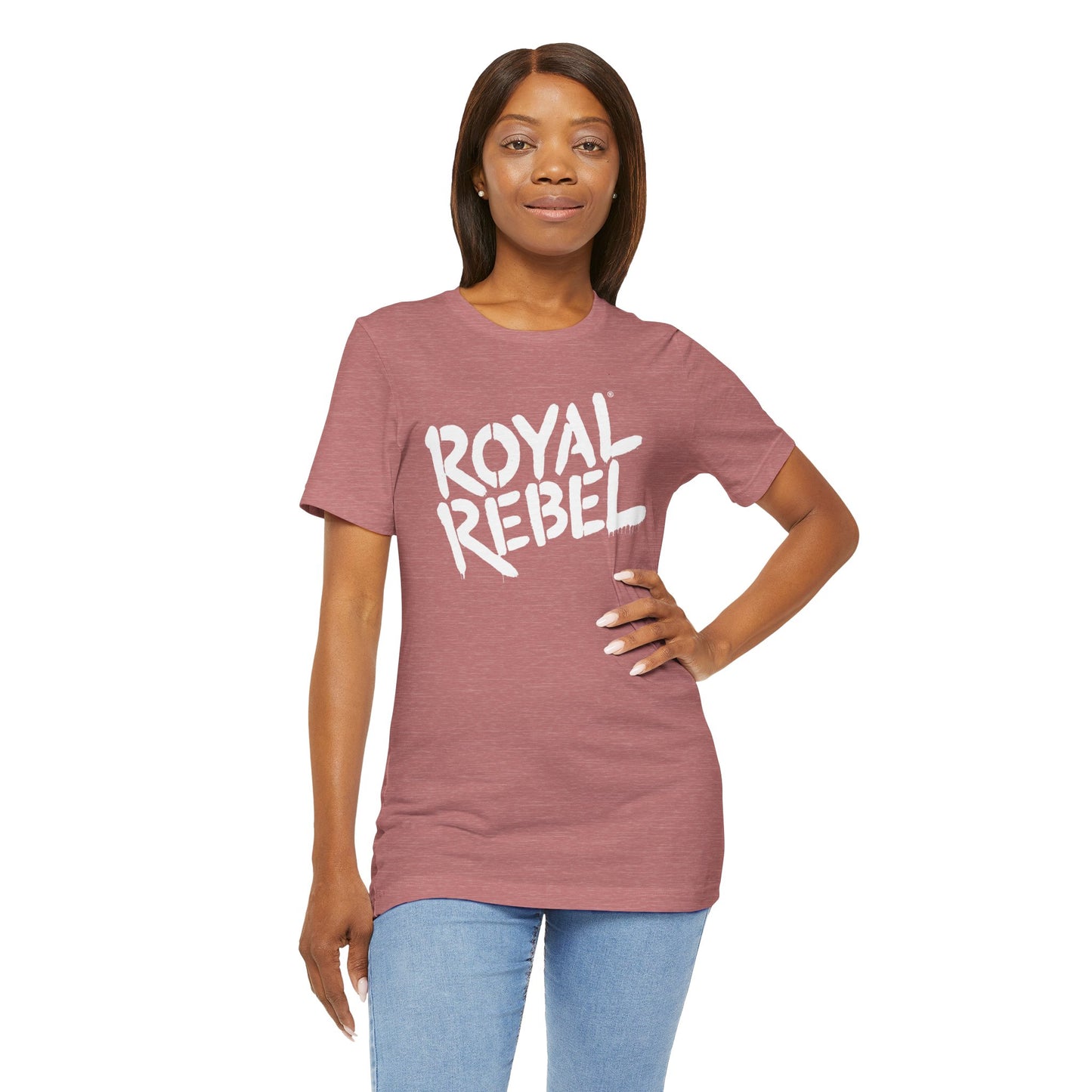 Royal Rebel Unisex Jersey Tee - Bold Street Art Inspired Design