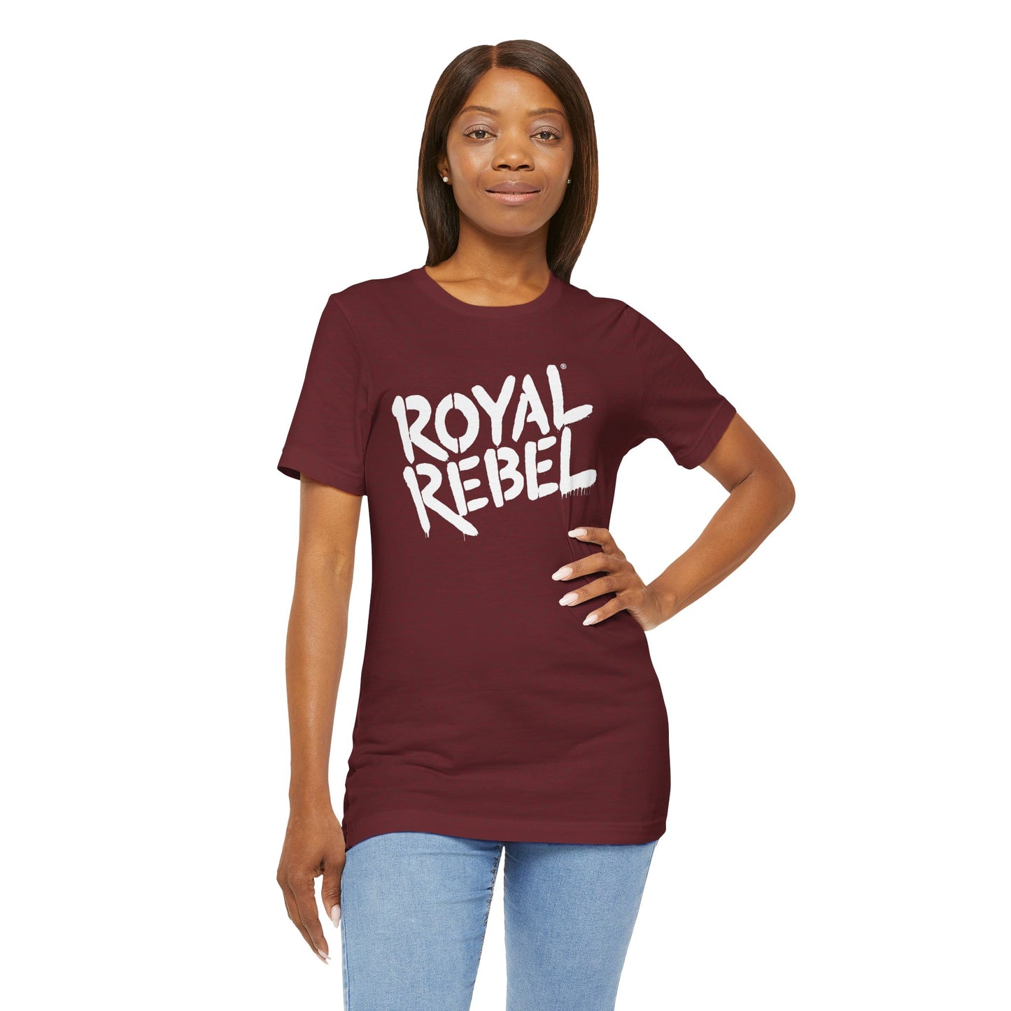 Royal Rebel Unisex Jersey Tee - Bold Street Art Inspired Design