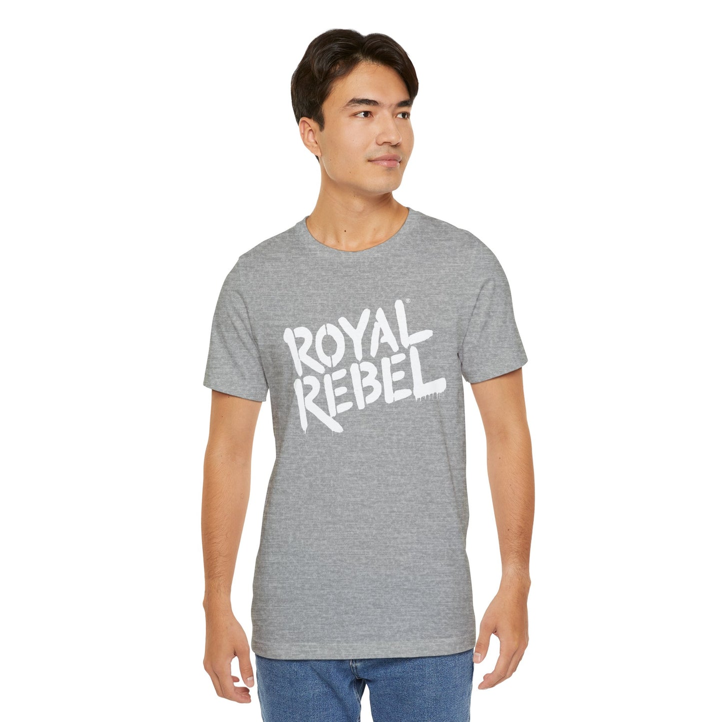 Royal Rebel Unisex Jersey Tee - Bold Street Art Inspired Design