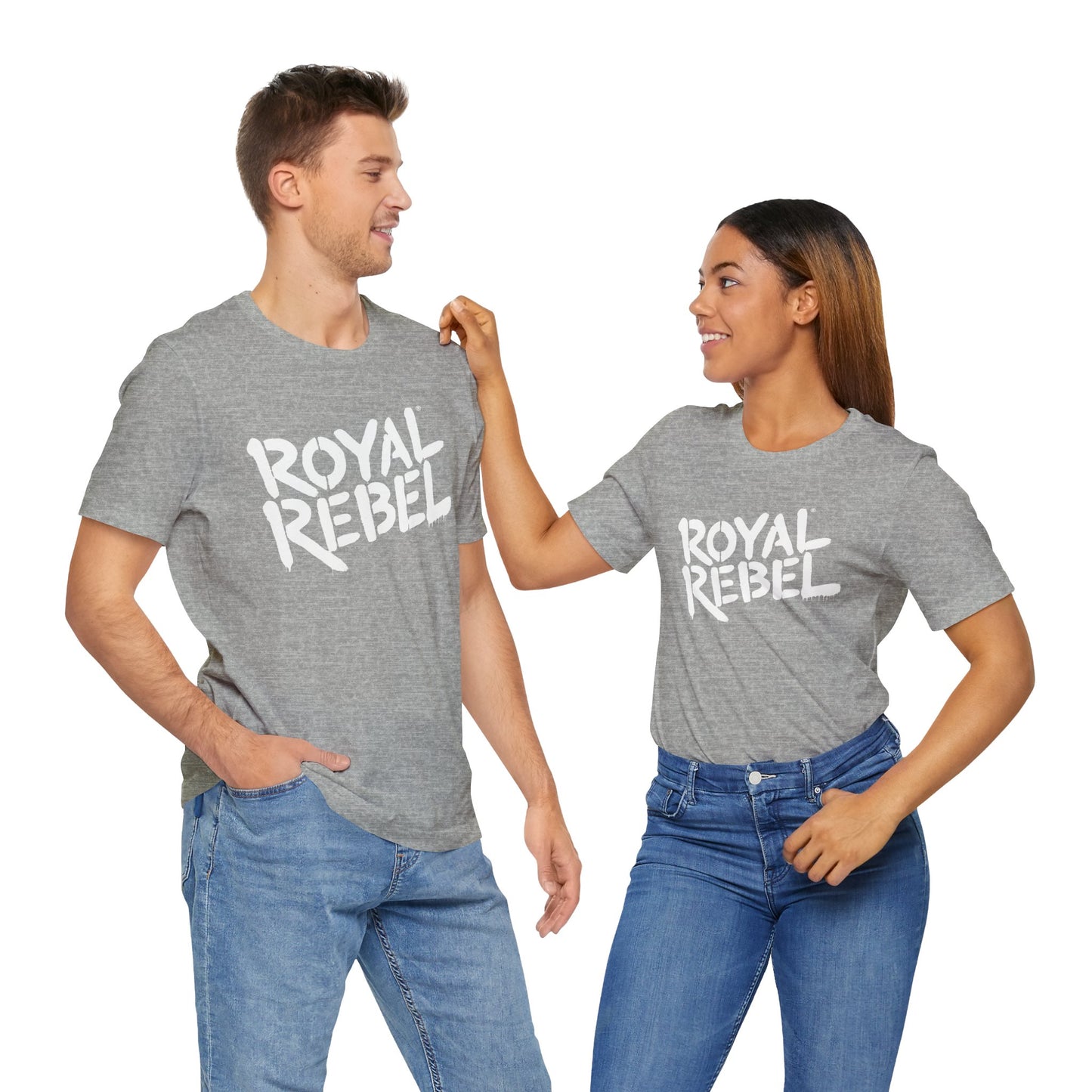 Royal Rebel Unisex Jersey Tee - Bold Street Art Inspired Design