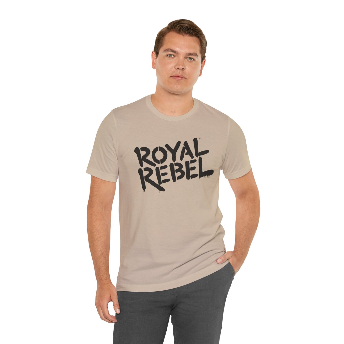 Royal Rebel Unisex Jersey Tee - Bold Street Art Inspired Design