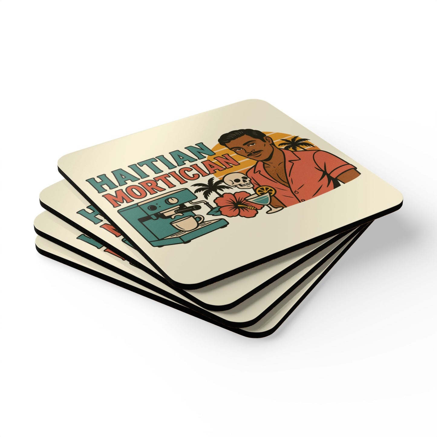 Haitian Mortician Design - Coaster Set