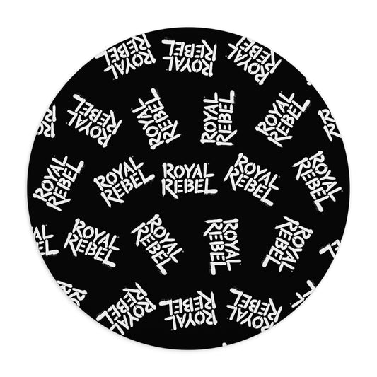 Royal Rebel® Black Mouse Pad - Stylish & Durable Gaming Desk Accessory