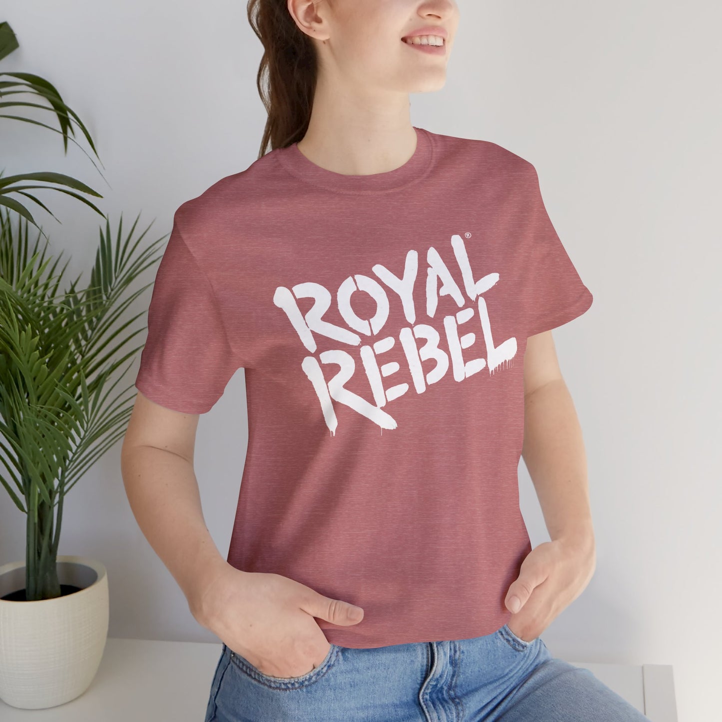 Royal Rebel Unisex Jersey Tee - Bold Street Art Inspired Design
