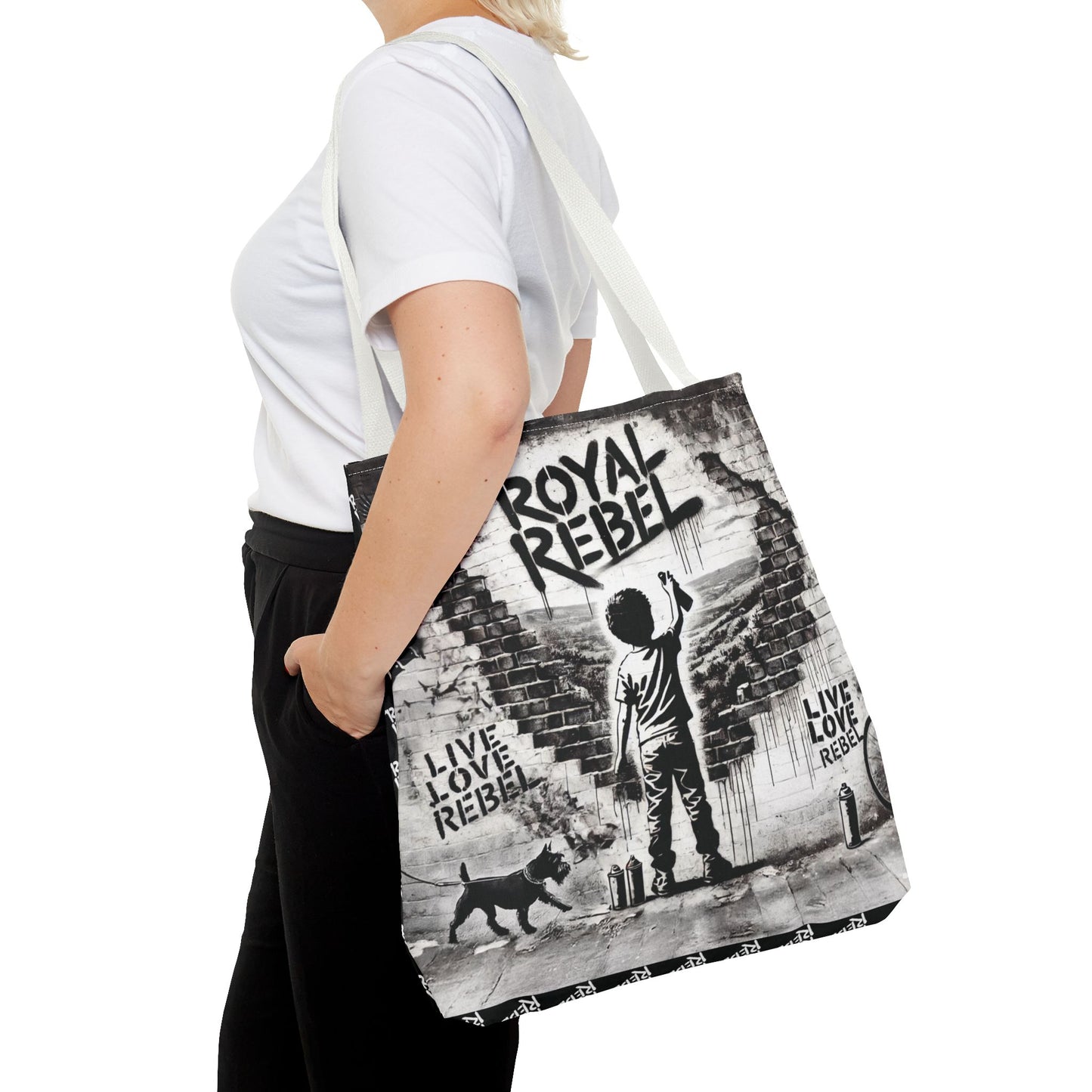 Royal Rebel Tote Bag - Live Love Rebel Urban Style