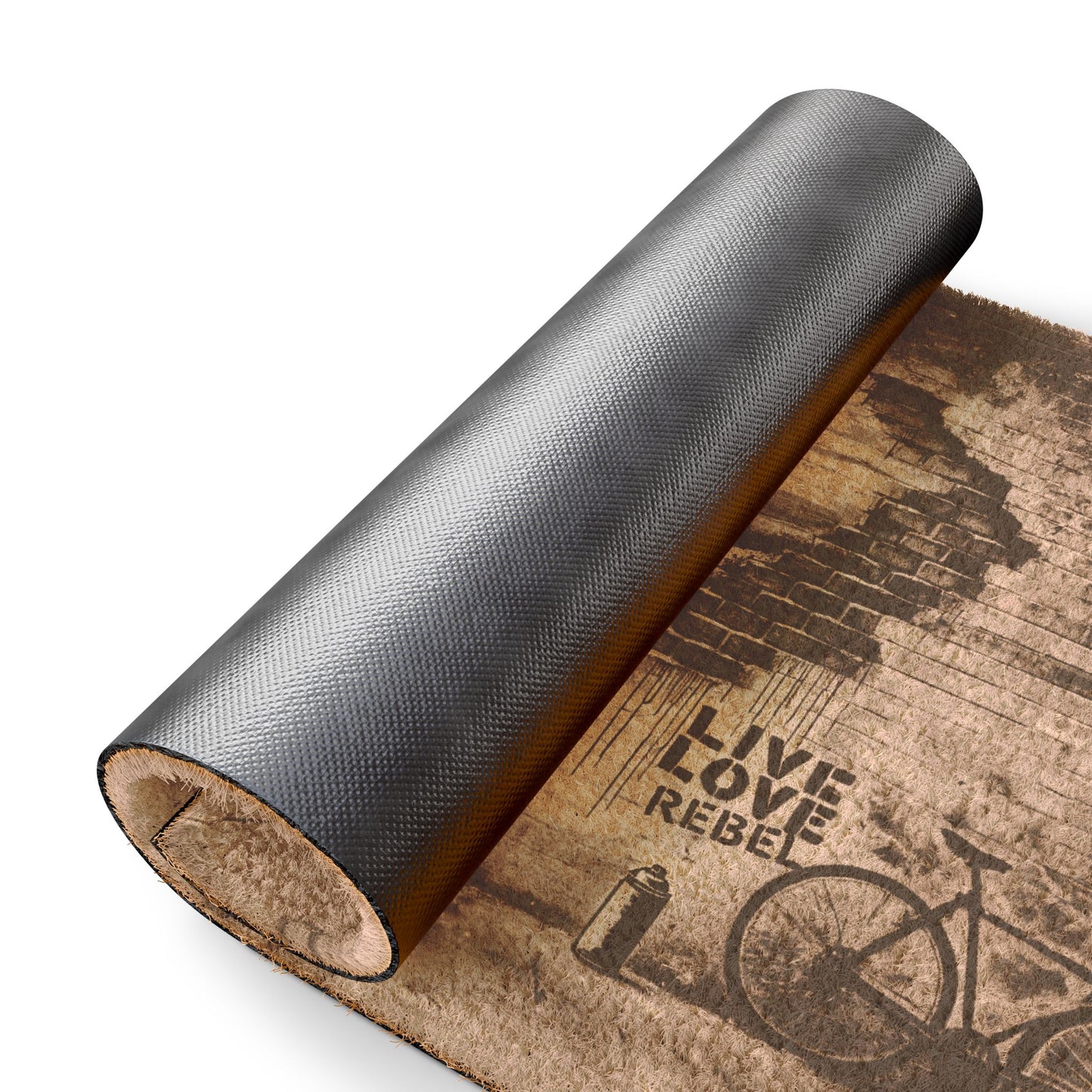 Urban Art Doormat - 'Live Love Rebel™' Greeting Mat for Creative Homes