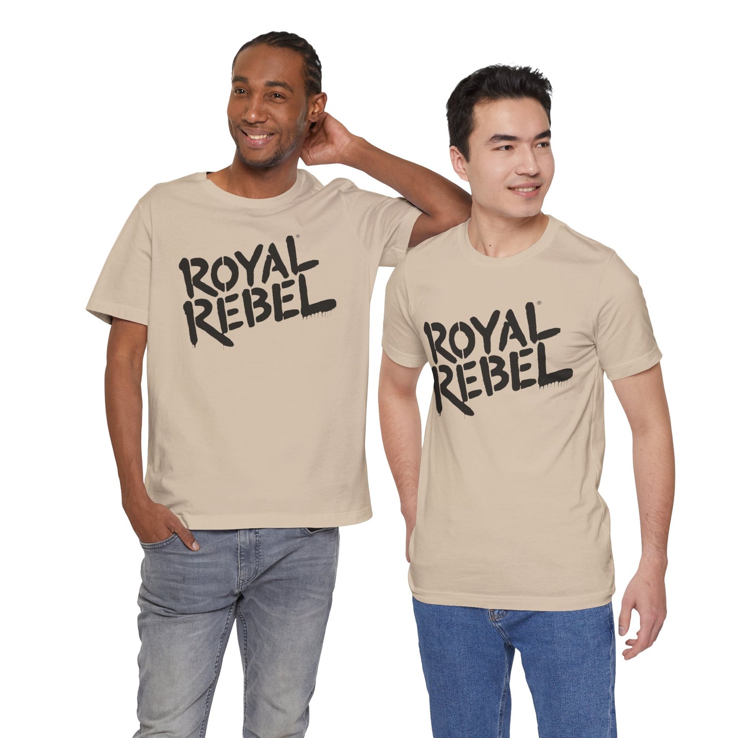 Royal Rebel Unisex Jersey Tee - Bold Street Art Inspired Design
