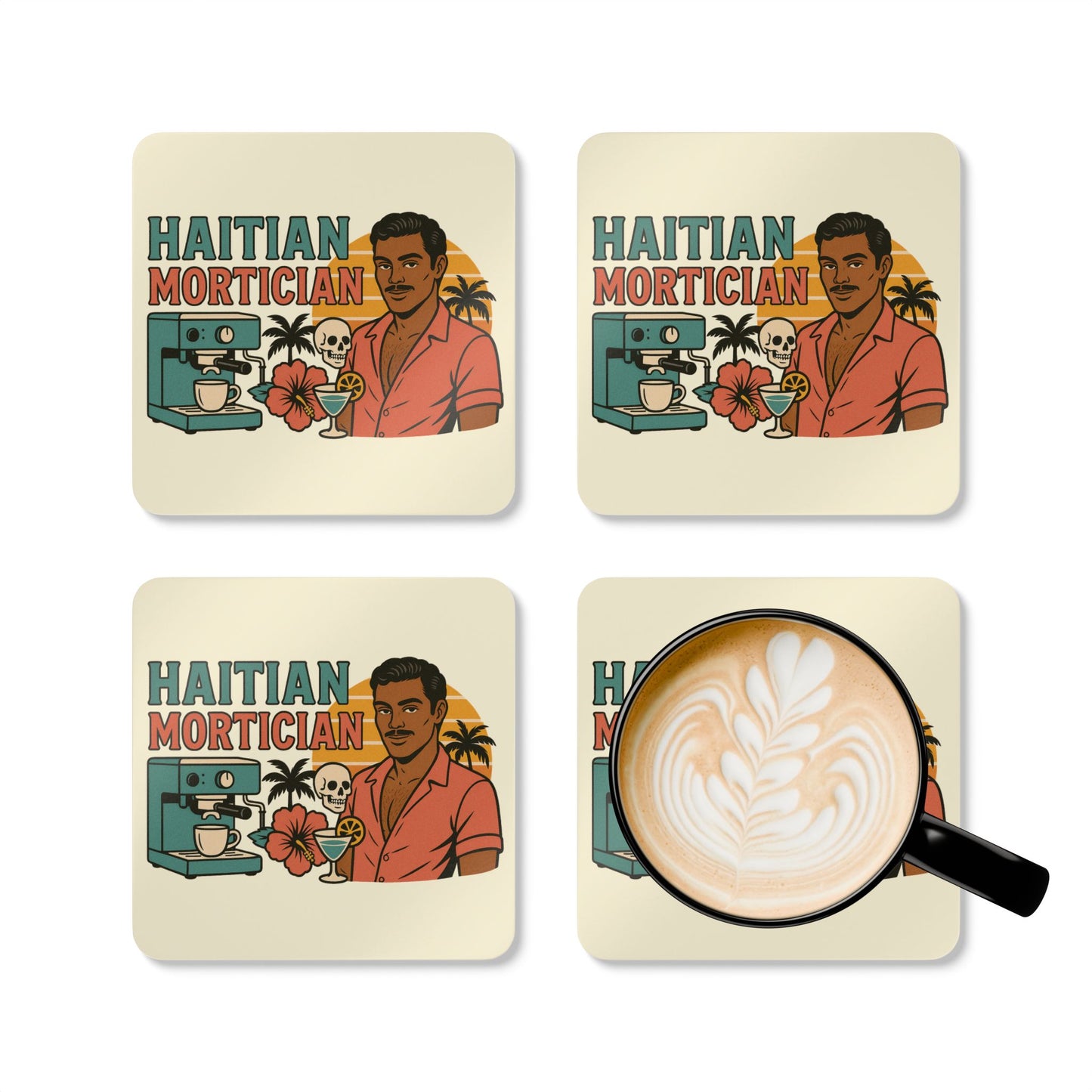 Haitian Mortician Design - Coaster Set