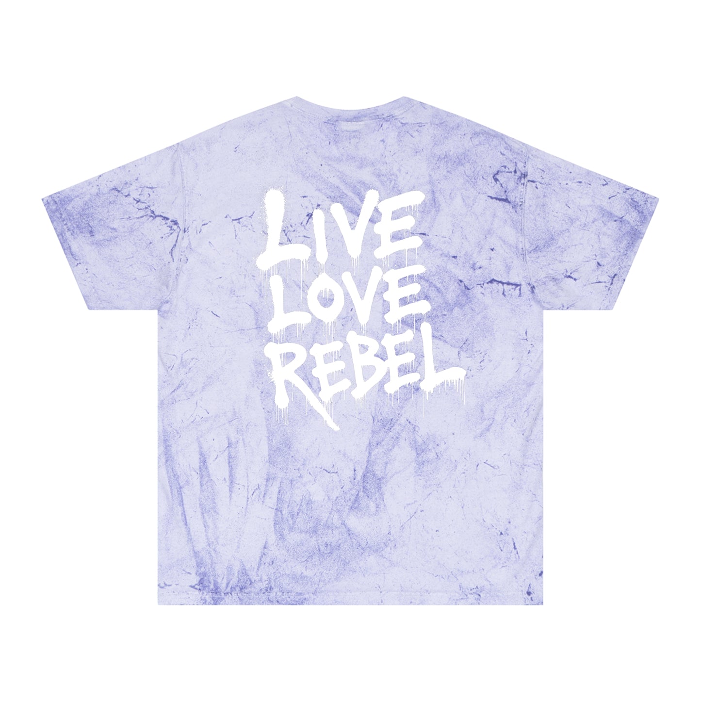 Live Love Rebel™ Unisex Color Blast T-Shirt - Vibrant Casual Wear for Trendsetters