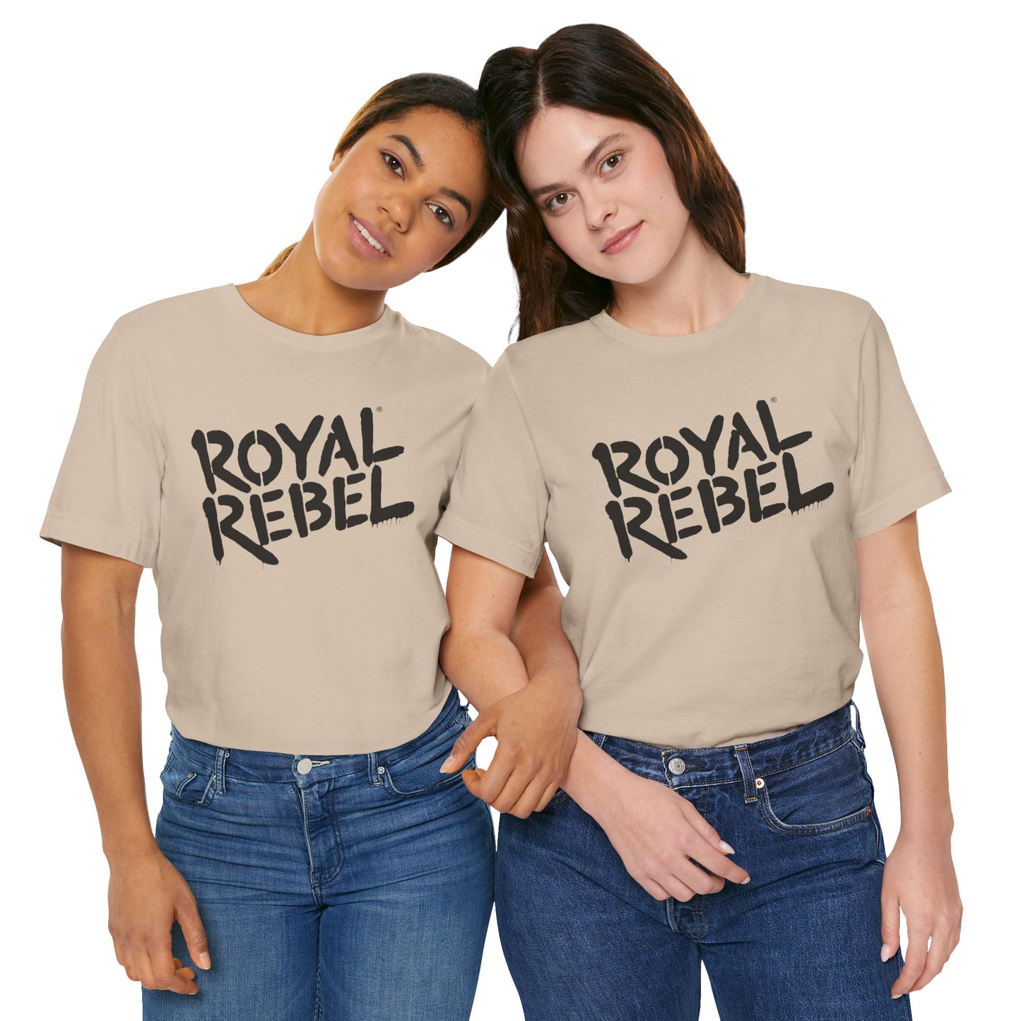 Royal Rebel Unisex Jersey Tee - Bold Street Art Inspired Design