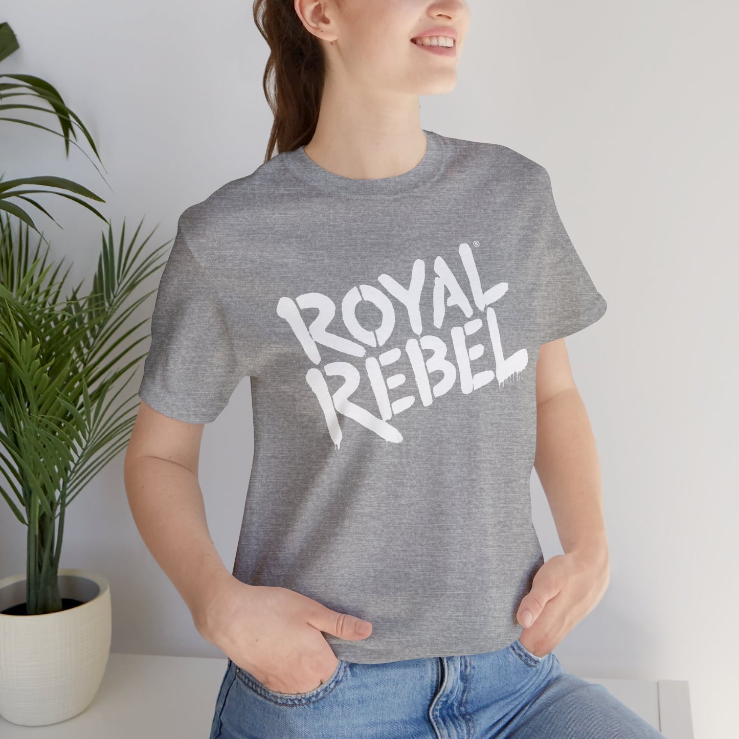 Royal Rebel Unisex Jersey Tee - Bold Street Art Inspired Design