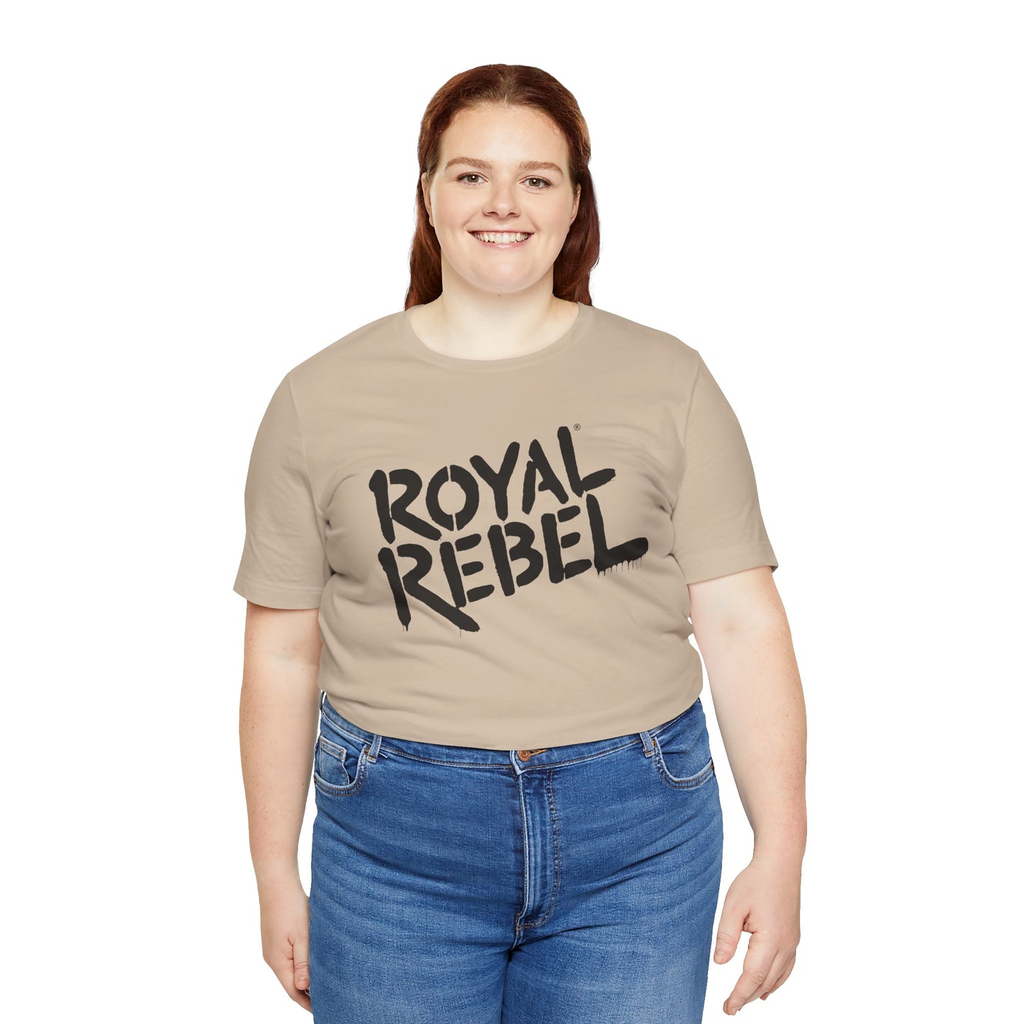 Royal Rebel Unisex Jersey Tee - Bold Street Art Inspired Design