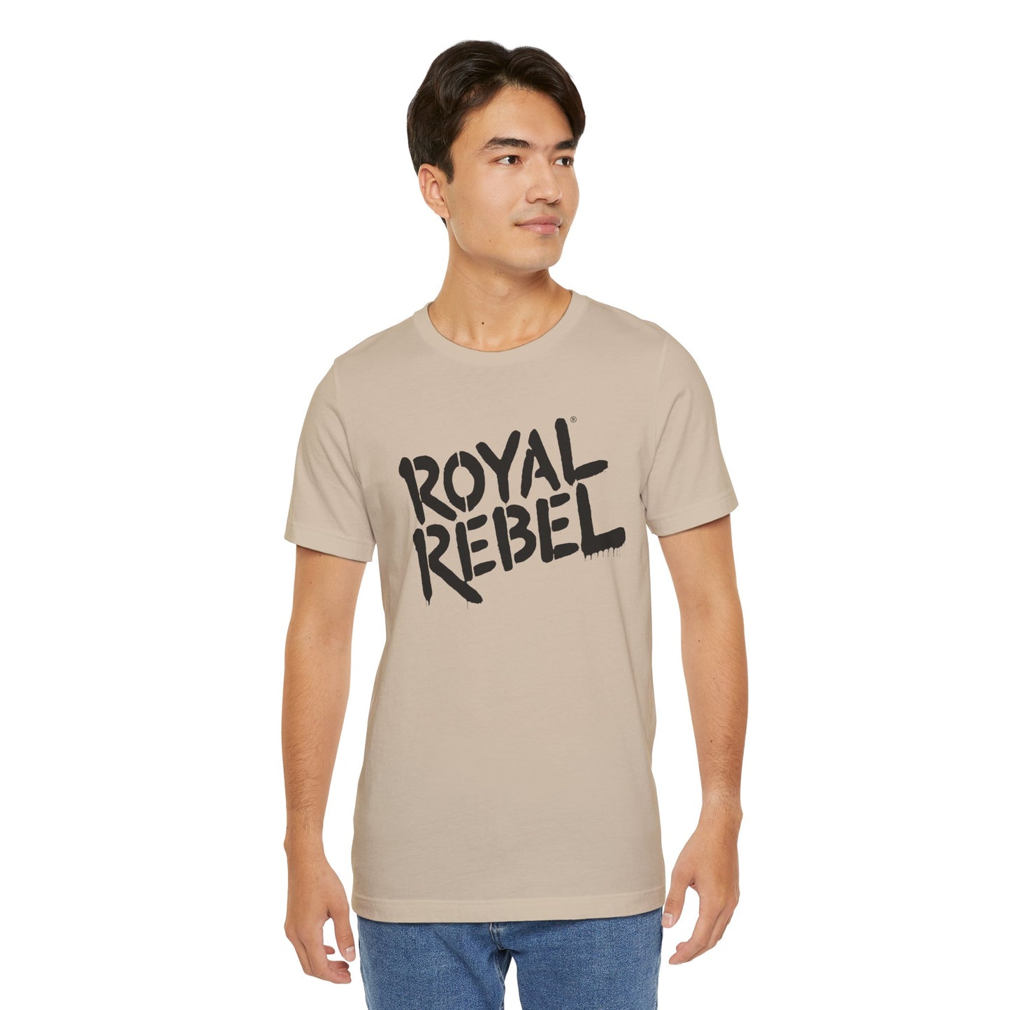 Royal Rebel Unisex Jersey Tee - Bold Street Art Inspired Design