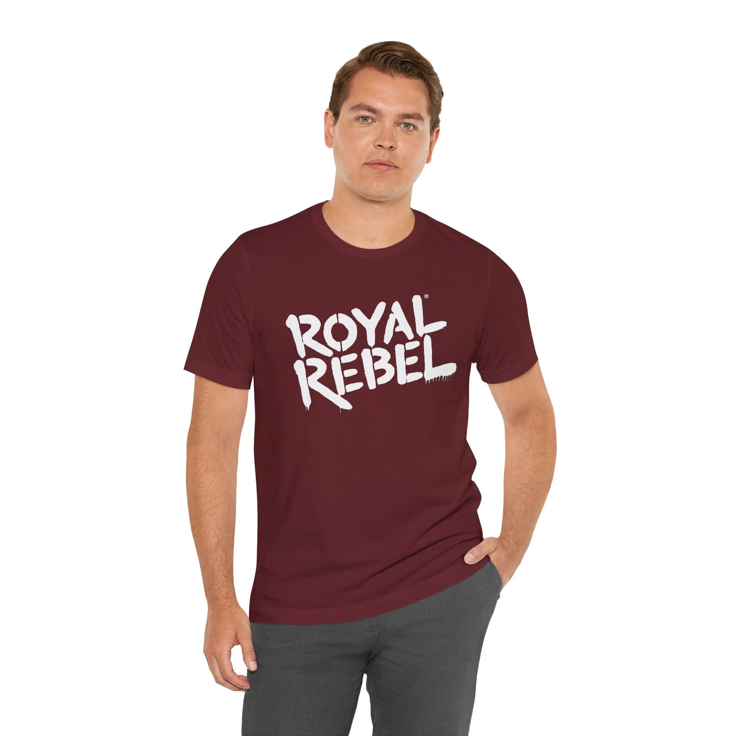 Royal Rebel Unisex Jersey Tee - Bold Street Art Inspired Design