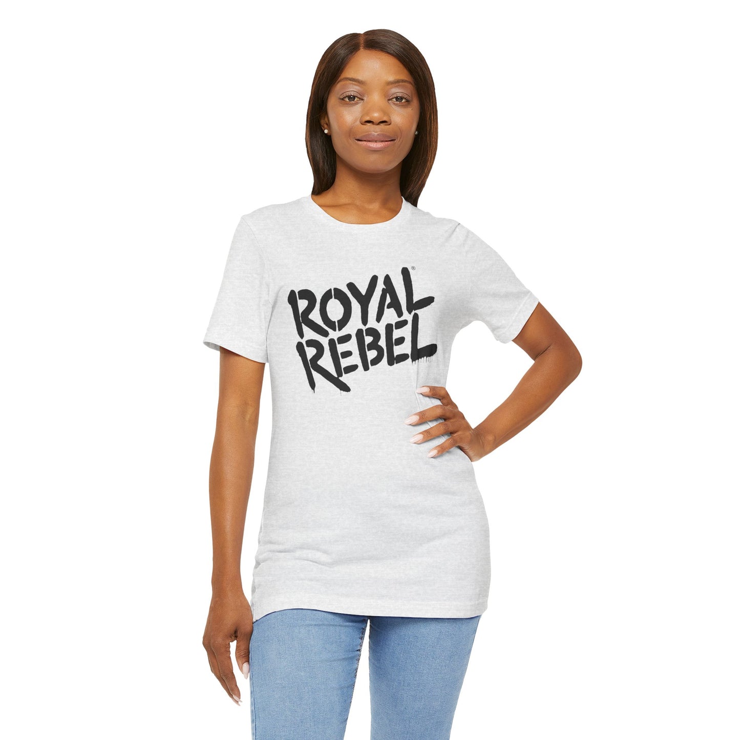 Royal Rebel Unisex Jersey Tee - Bold Street Art Inspired Design