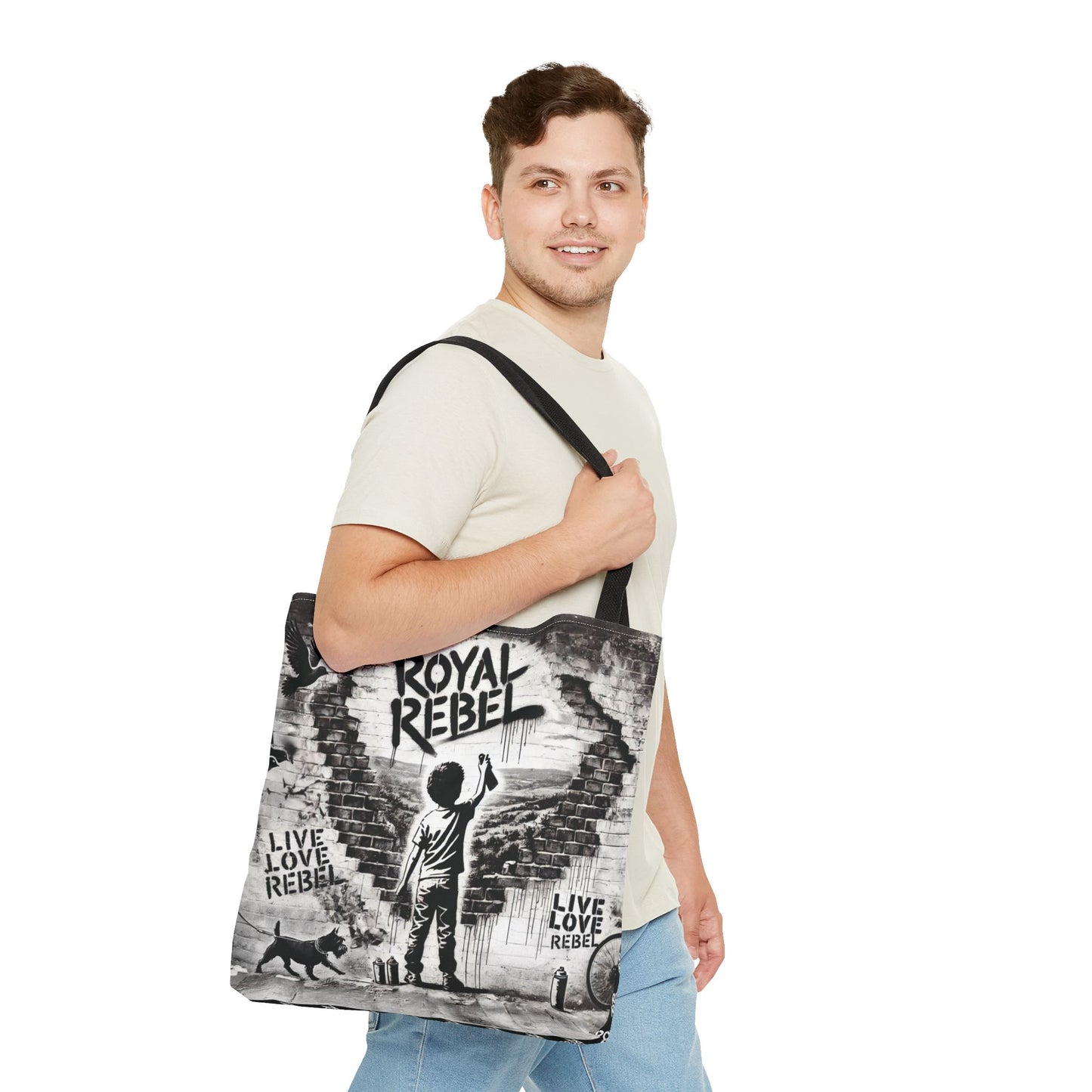 Royal Rebel Tote Bag - Live Love Rebel Urban Style