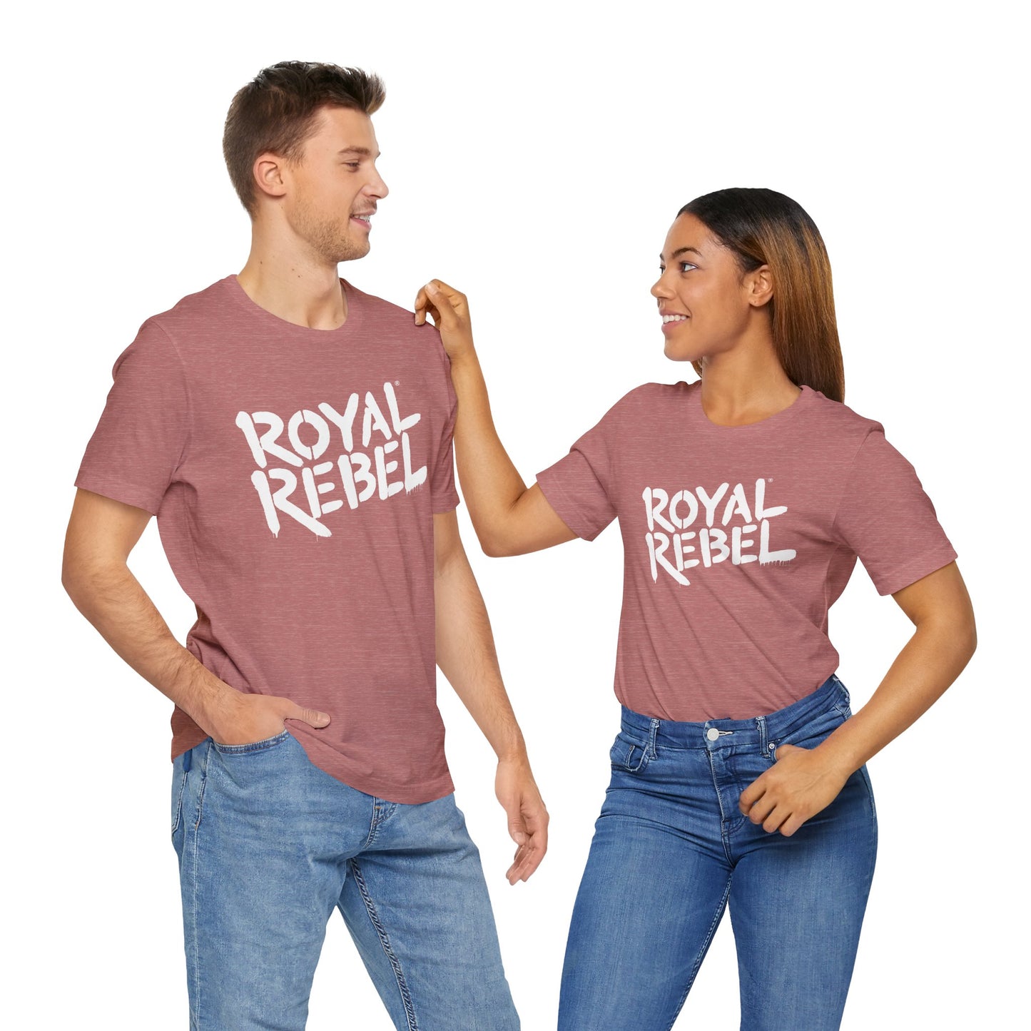Royal Rebel Unisex Jersey Tee - Bold Street Art Inspired Design