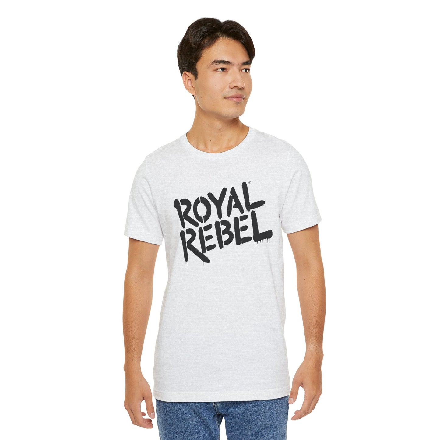 Royal Rebel Unisex Jersey Tee - Bold Street Art Inspired Design