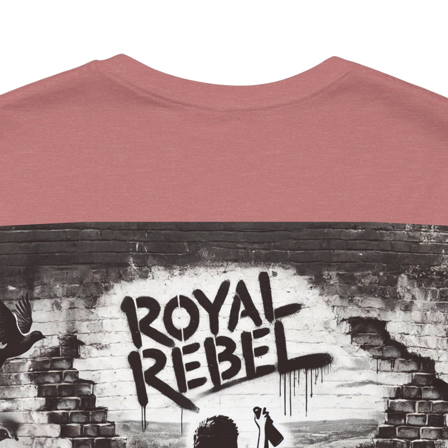 Royal Rebel Unisex Jersey Tee - Bold Street Art Inspired Design