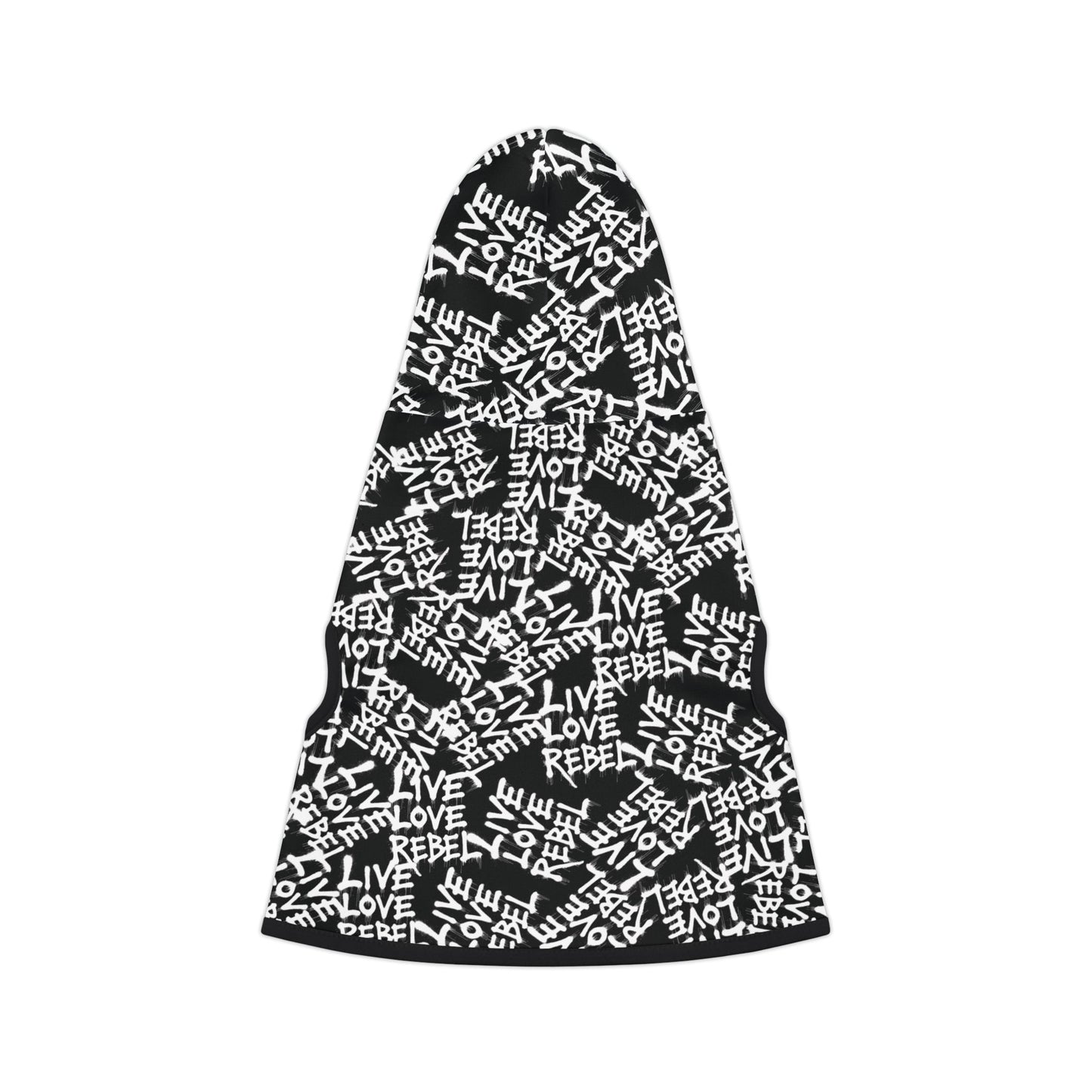 Live Love Rebel Pet Hoodie - Stylish Dog Jacket for Cool Pets