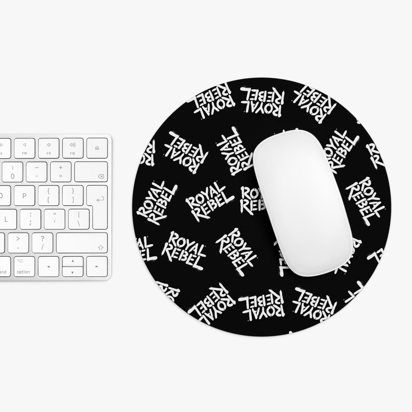 Royal Rebel® Black Mouse Pad - Stylish & Durable Gaming Desk Accessory