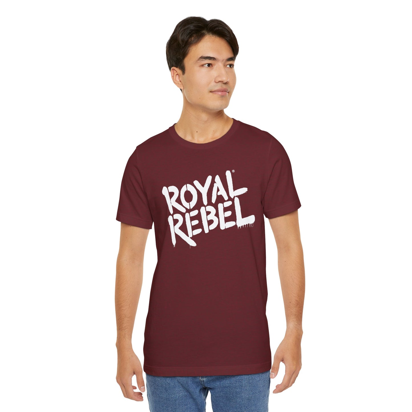 Royal Rebel Unisex Jersey Tee - Bold Street Art Inspired Design