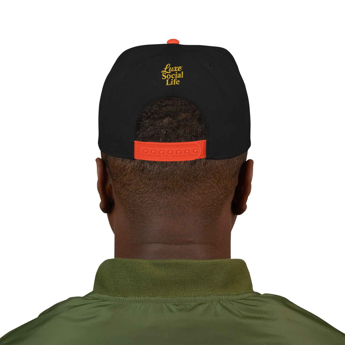 Embroidered Snapback Hat — "Champagne Problems & Caviar Dreams" Streetwear Cap
