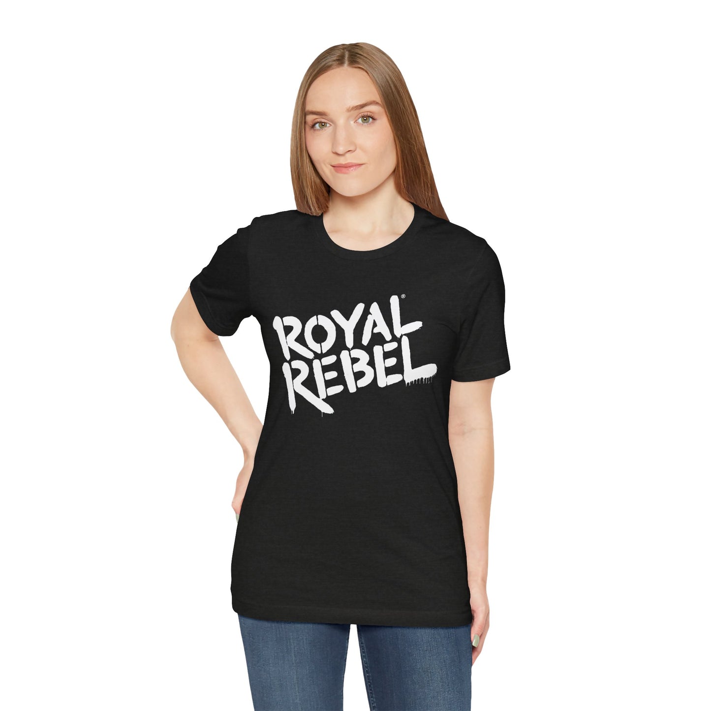 Royal Rebel Unisex Jersey Tee - Bold Street Art Inspired Design