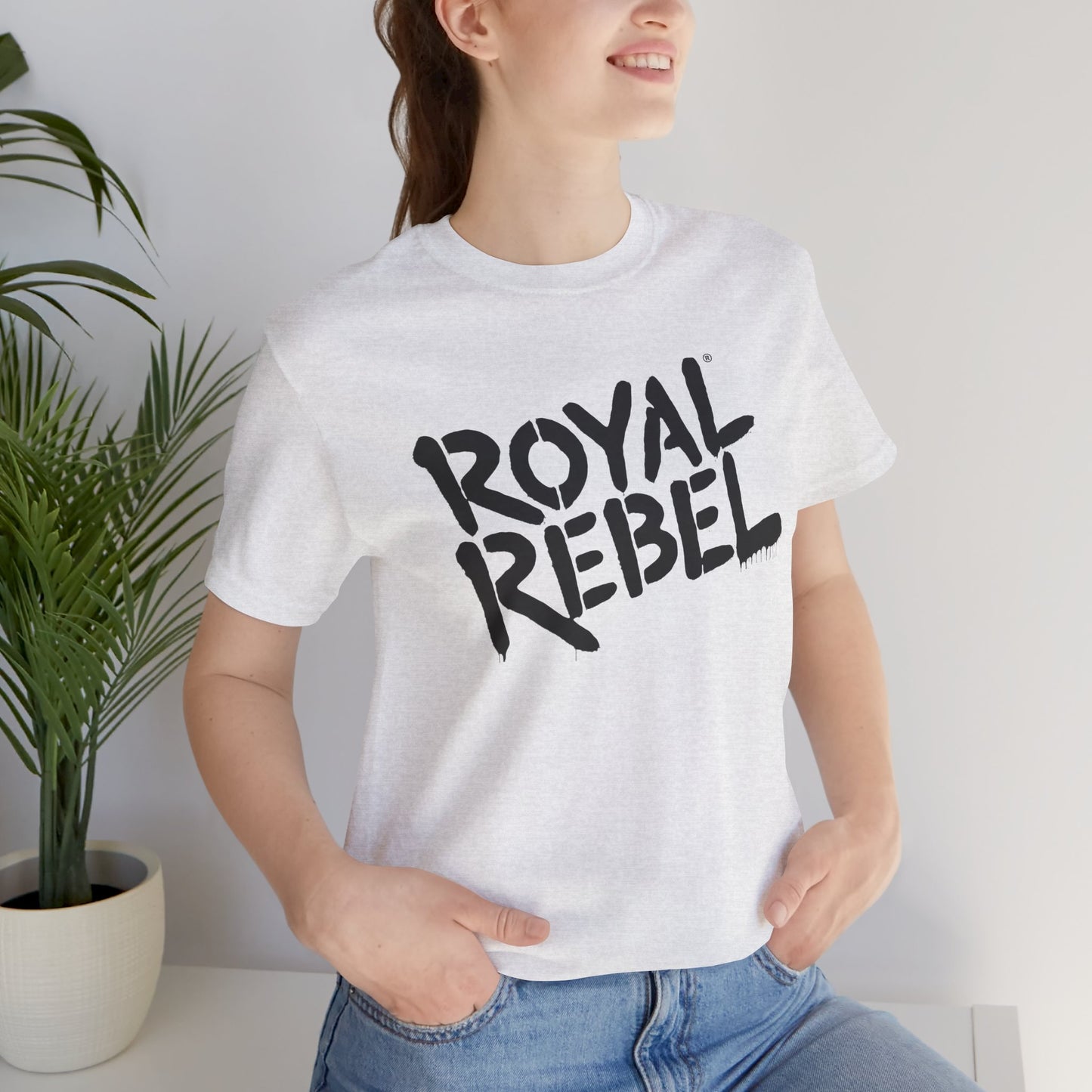 Royal Rebel Unisex Jersey Tee - Bold Street Art Inspired Design