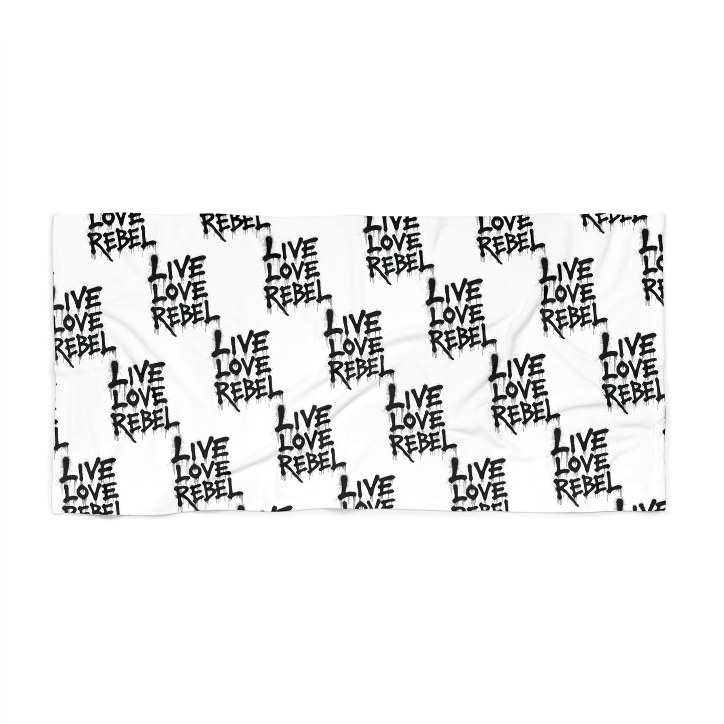 Live Love Rebel Beach Towel - Trendy Summer Essentials for Beach Lovers