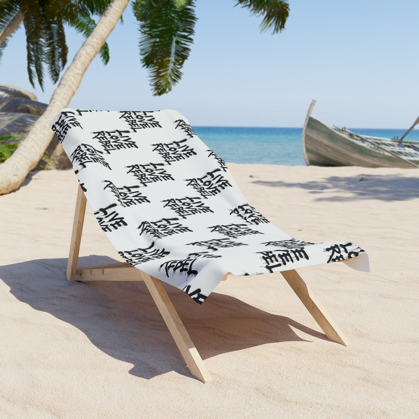 Live Love Rebel Beach Towel - Trendy Summer Essentials for Beach Lovers