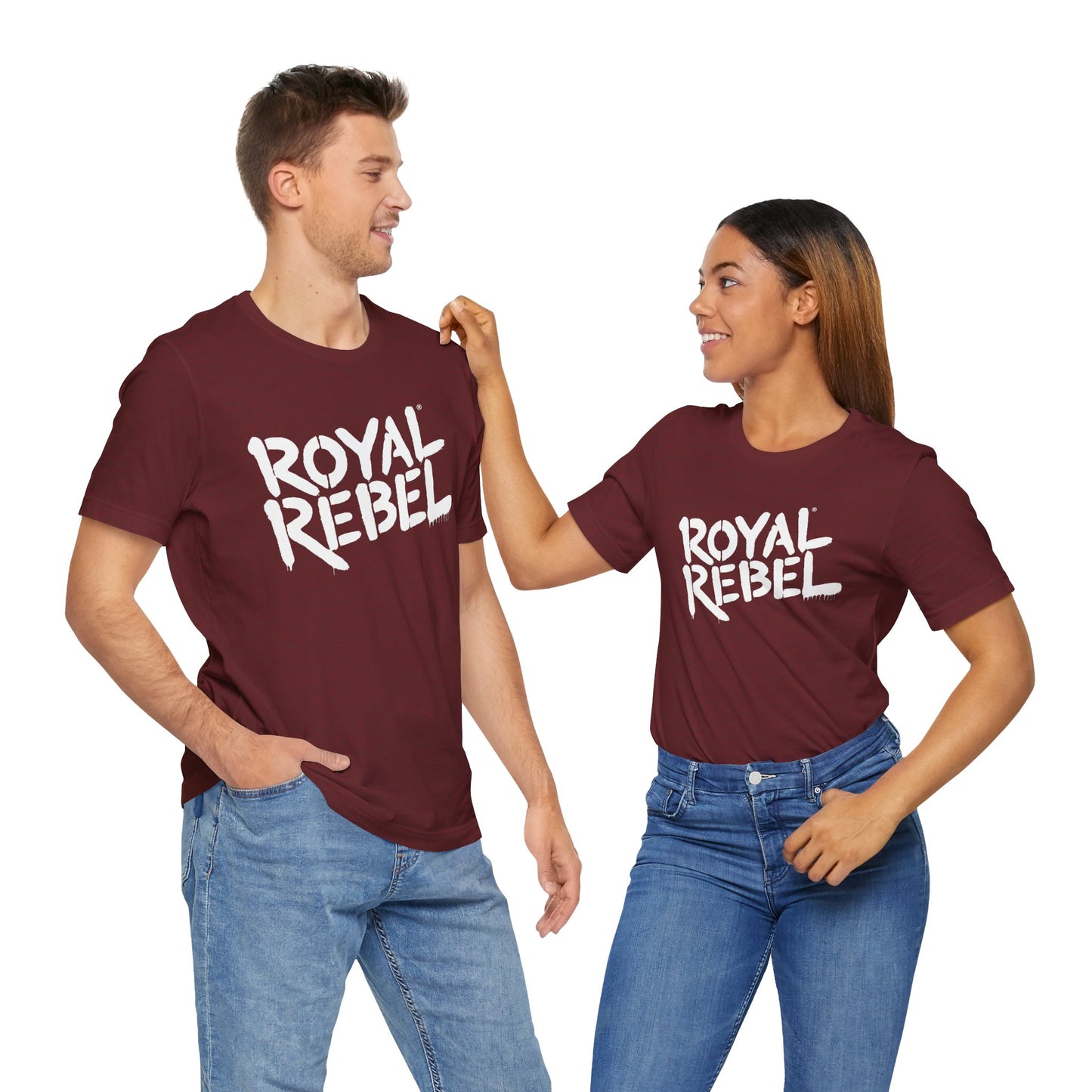 Royal Rebel Unisex Jersey Tee - Bold Street Art Inspired Design