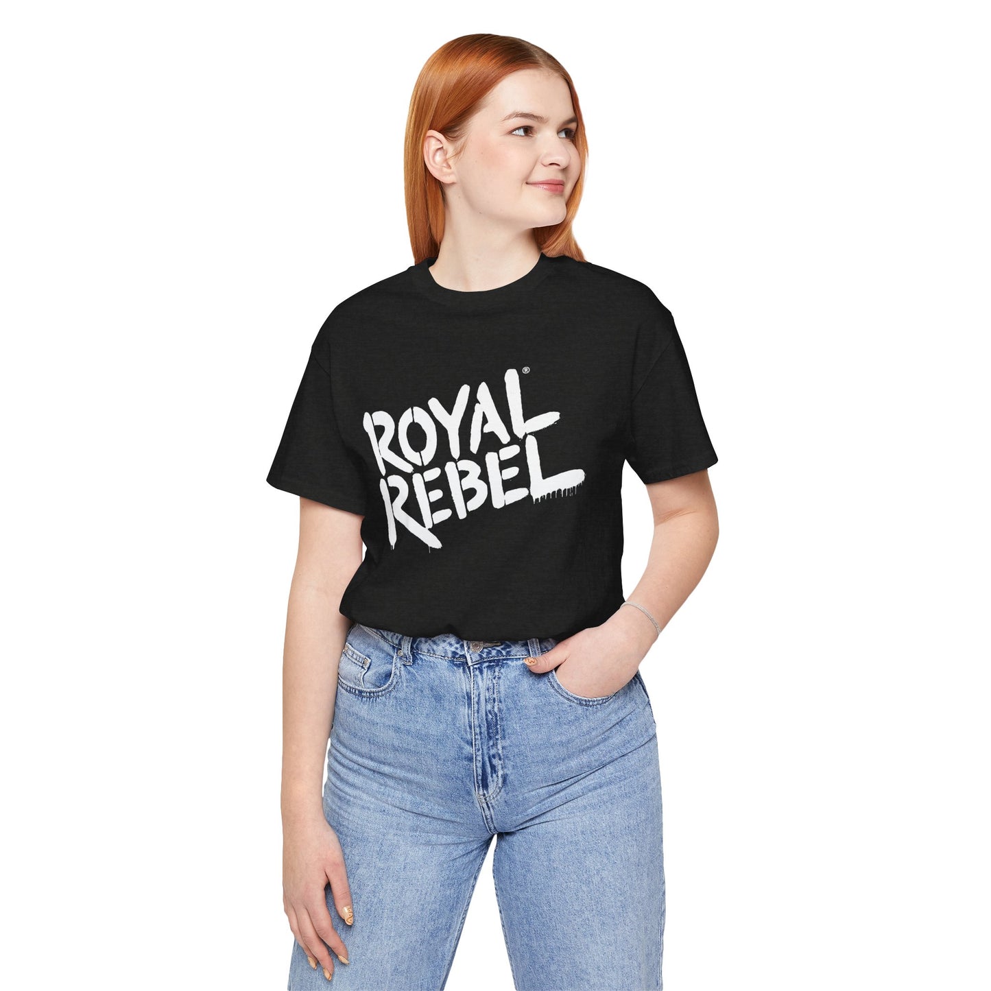 Royal Rebel Unisex Jersey Tee - Bold Street Art Inspired Design