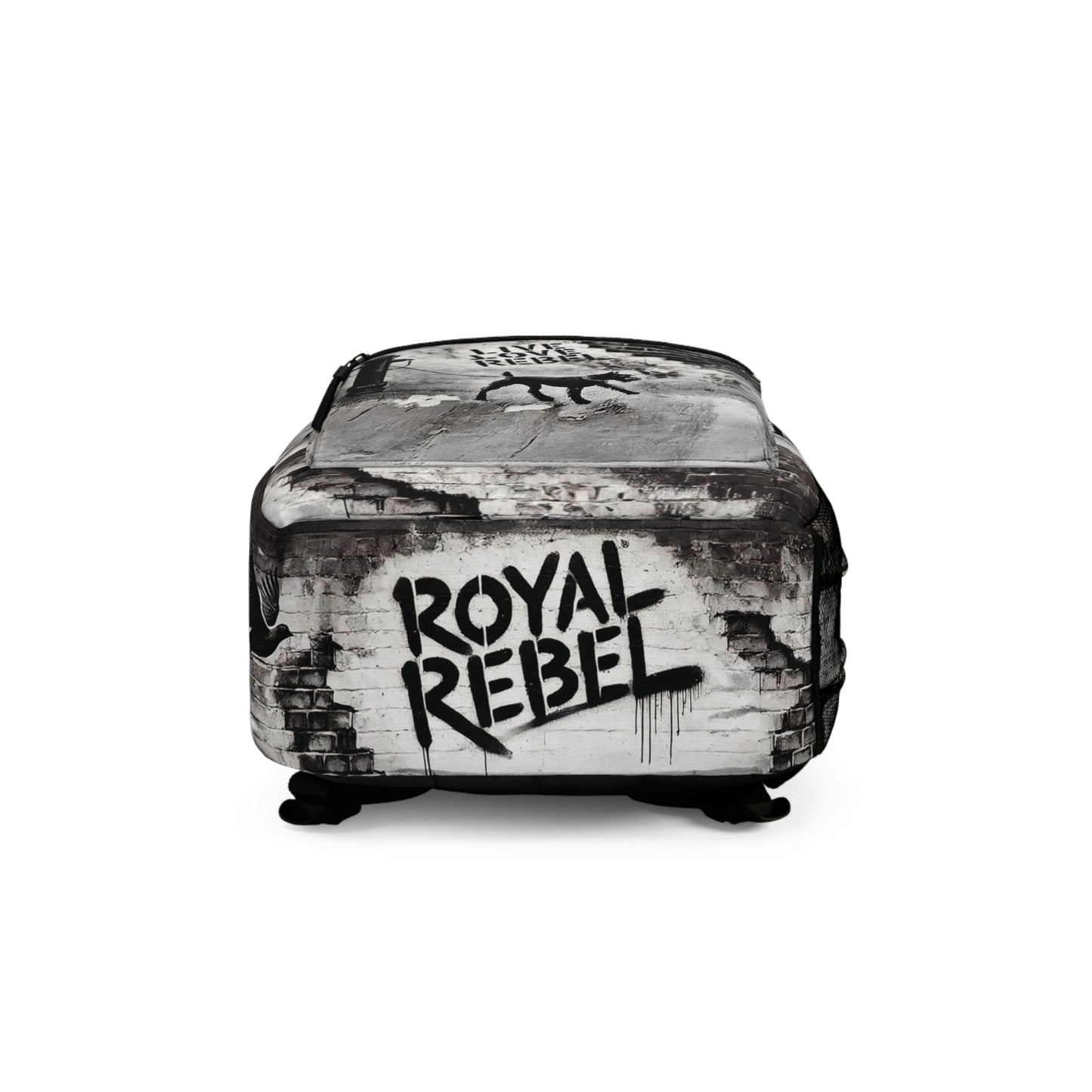 Royal Rebel Graffiti Backpack - Urban Style for Adventurers & Creatives