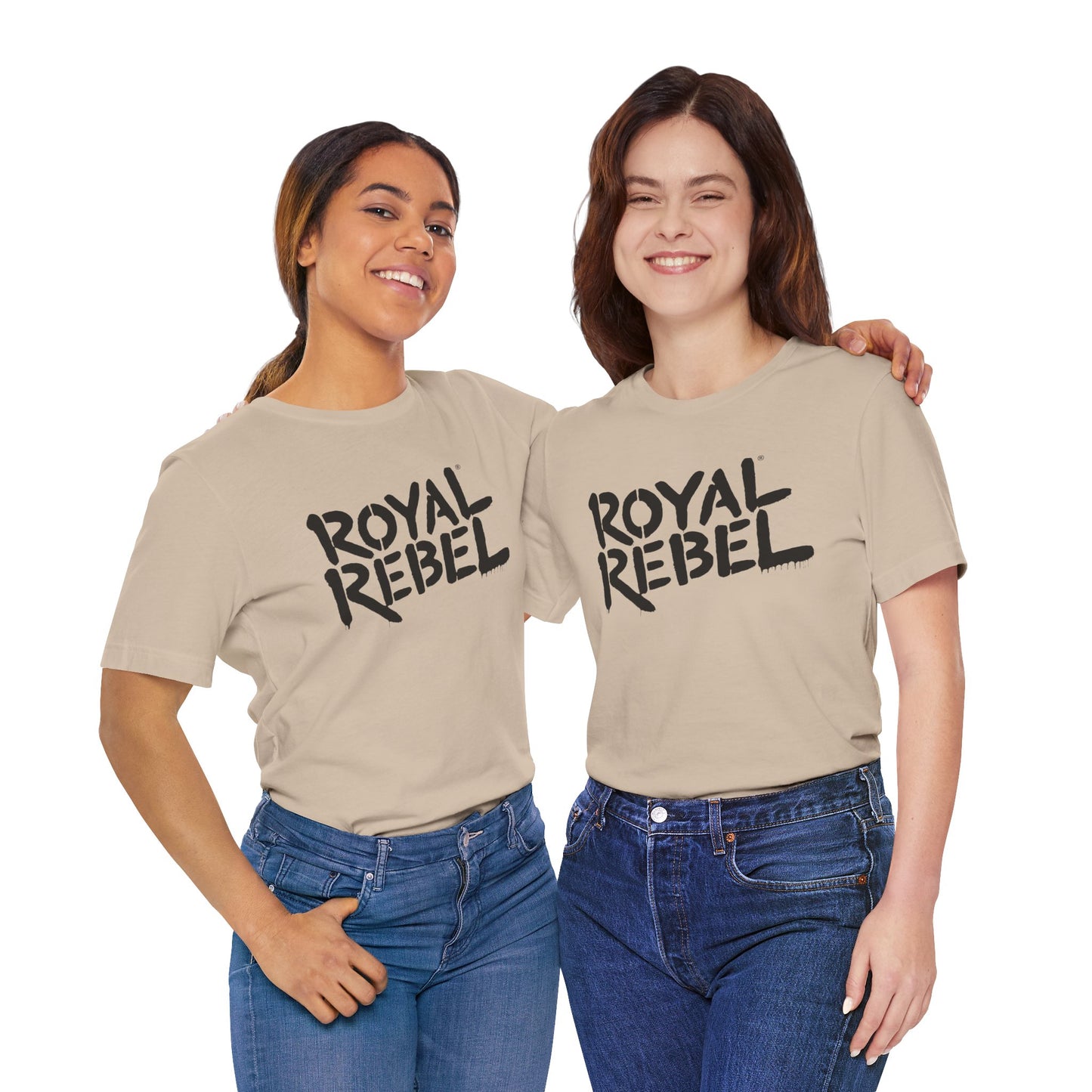 Royal Rebel Unisex Jersey Tee - Bold Street Art Inspired Design