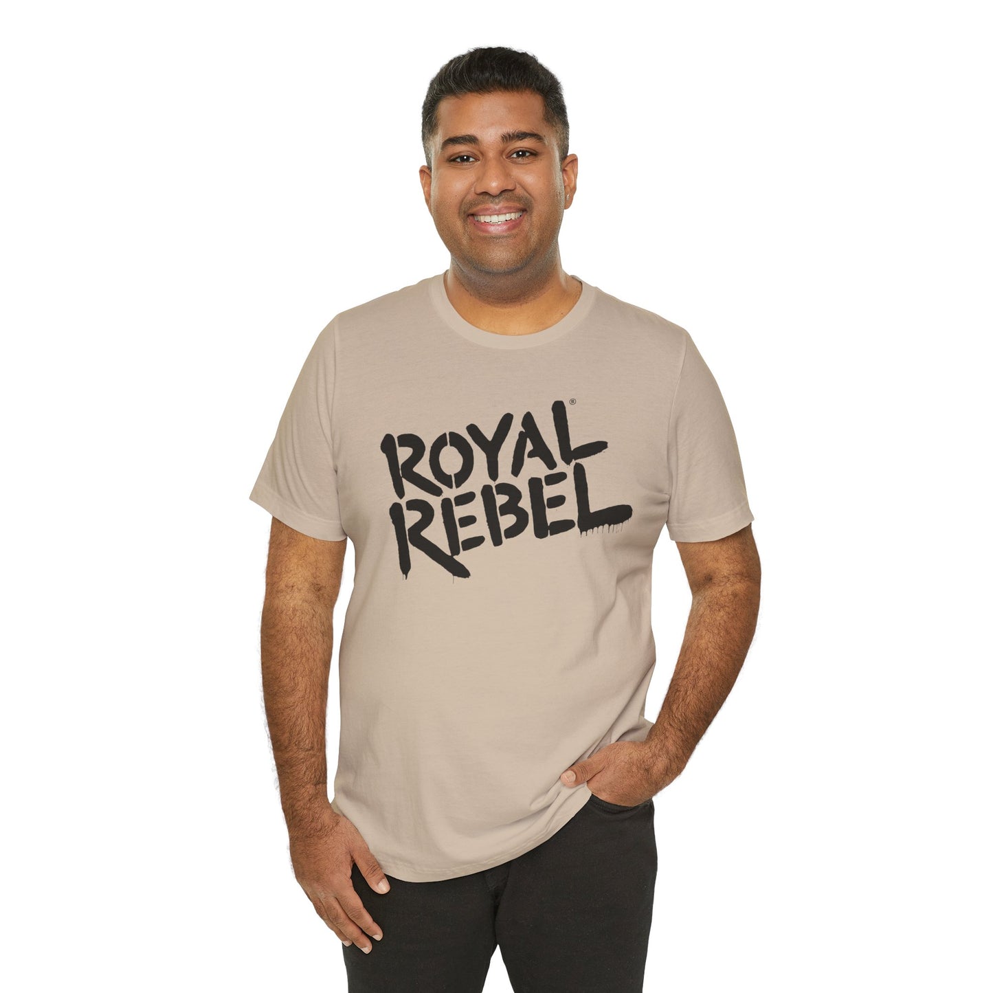 Royal Rebel Unisex Jersey Tee - Bold Street Art Inspired Design
