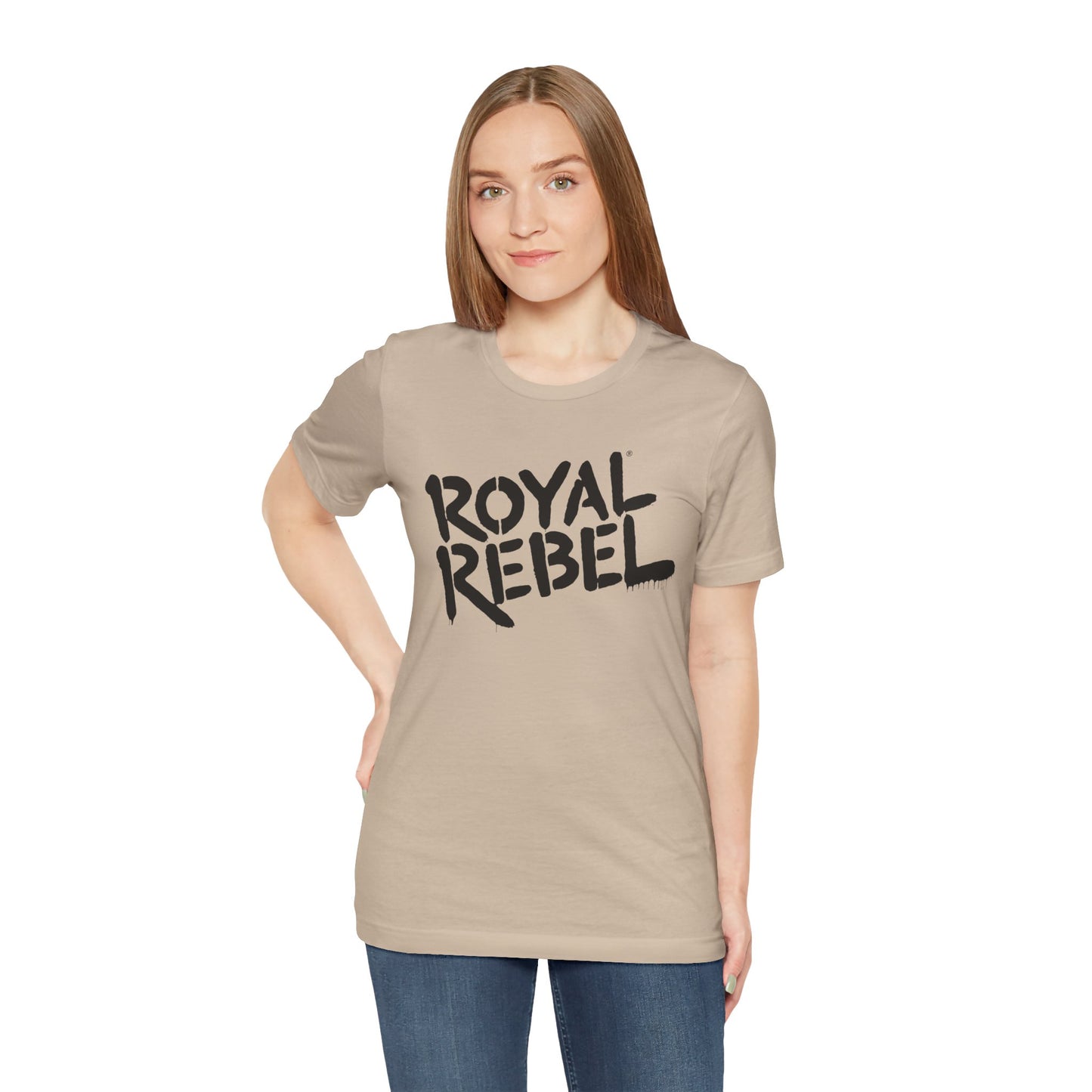 Royal Rebel Unisex Jersey Tee - Bold Street Art Inspired Design