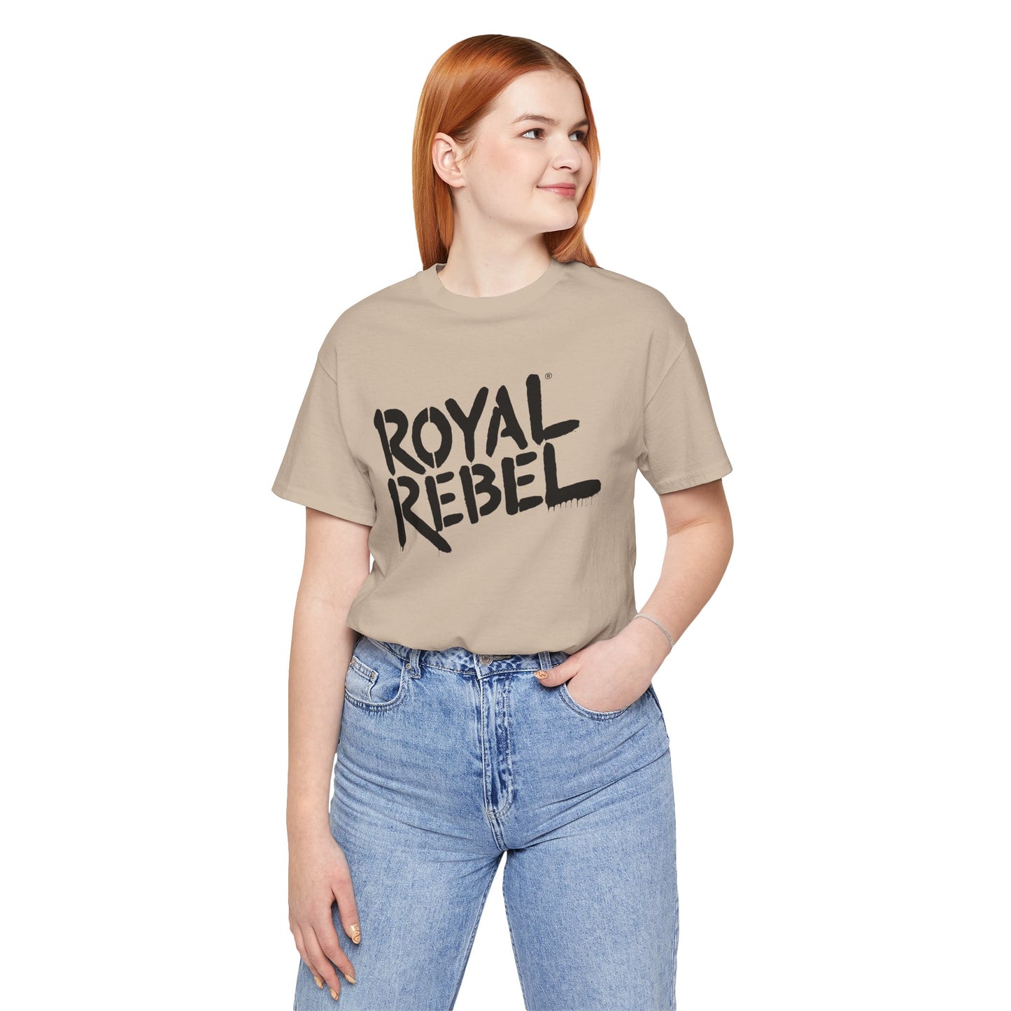 Royal Rebel Unisex Jersey Tee - Bold Street Art Inspired Design