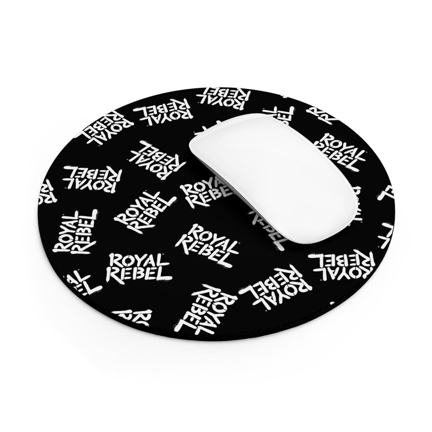 Royal Rebel® Black Mouse Pad - Stylish & Durable Gaming Desk Accessory