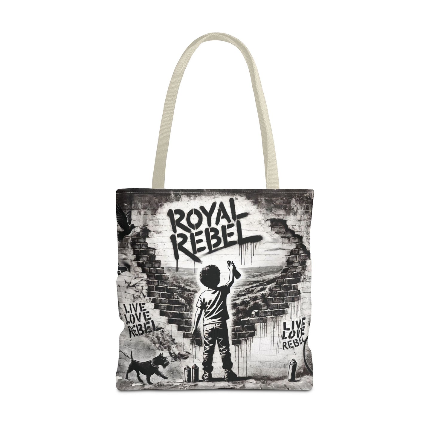 Royal Rebel Tote Bag - Live Love Rebel Urban Style