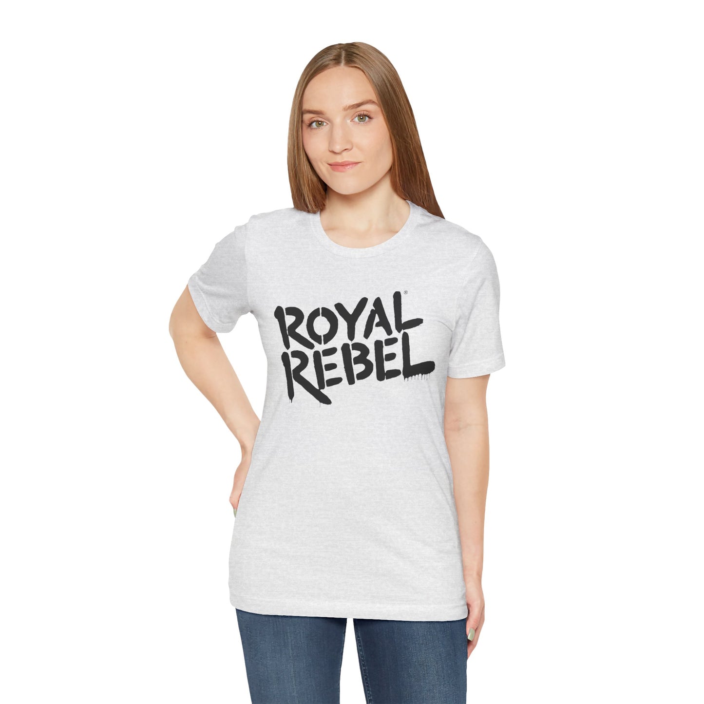 Royal Rebel Unisex Jersey Tee - Bold Street Art Inspired Design