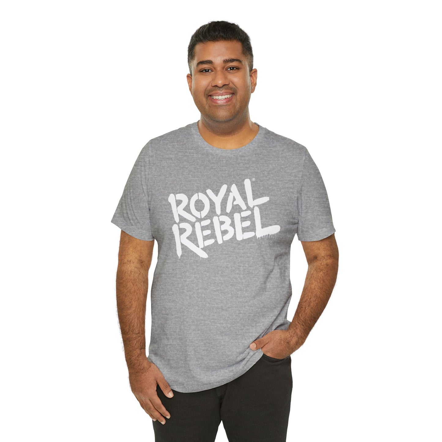 Royal Rebel Unisex Jersey Tee - Bold Street Art Inspired Design